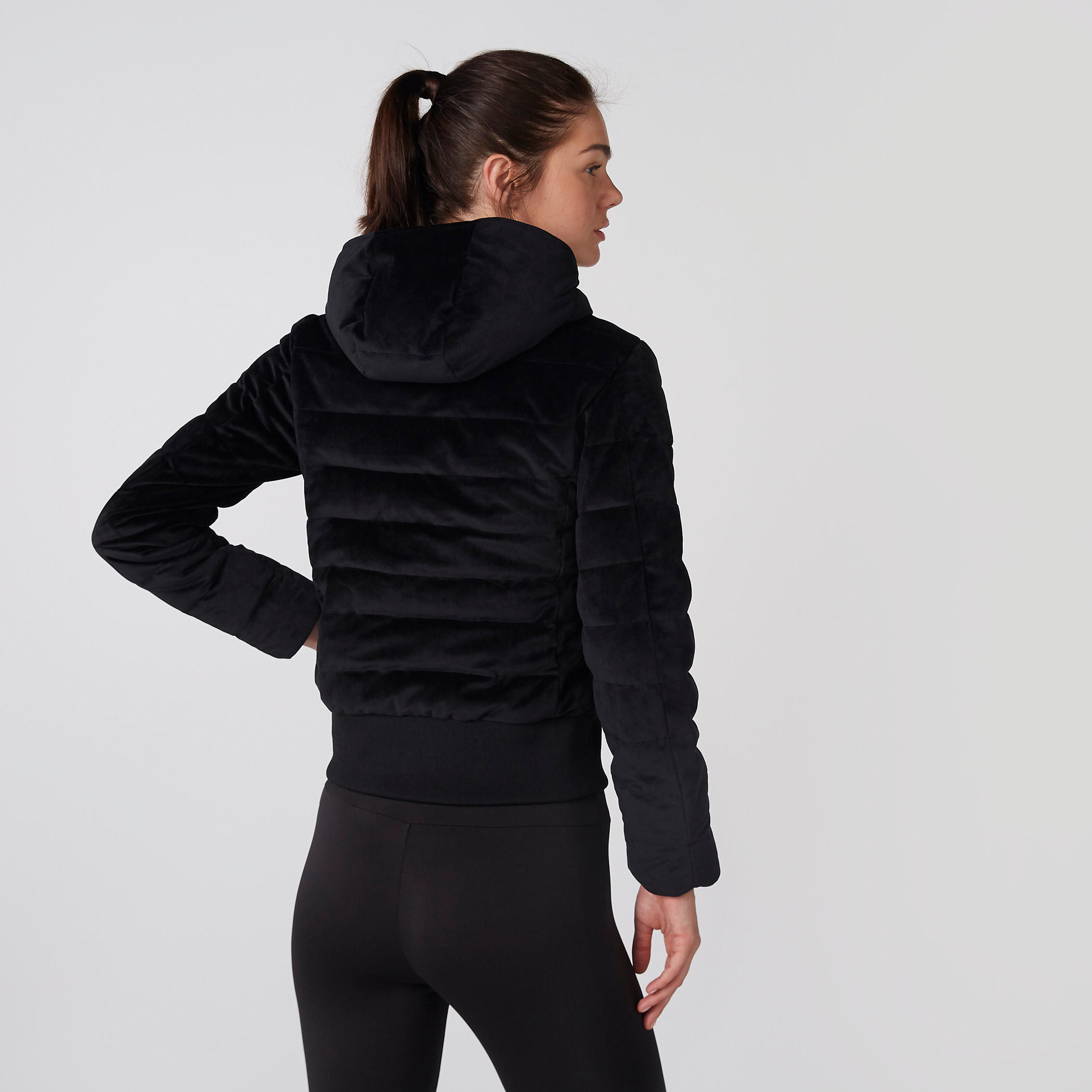 جاكيت مبطّن بقبعة وأكمام طويلة وسحّاب إغلاق من كابا-women-clothing-sportswearandactivewear-coatsandjackets-jackets-image-4