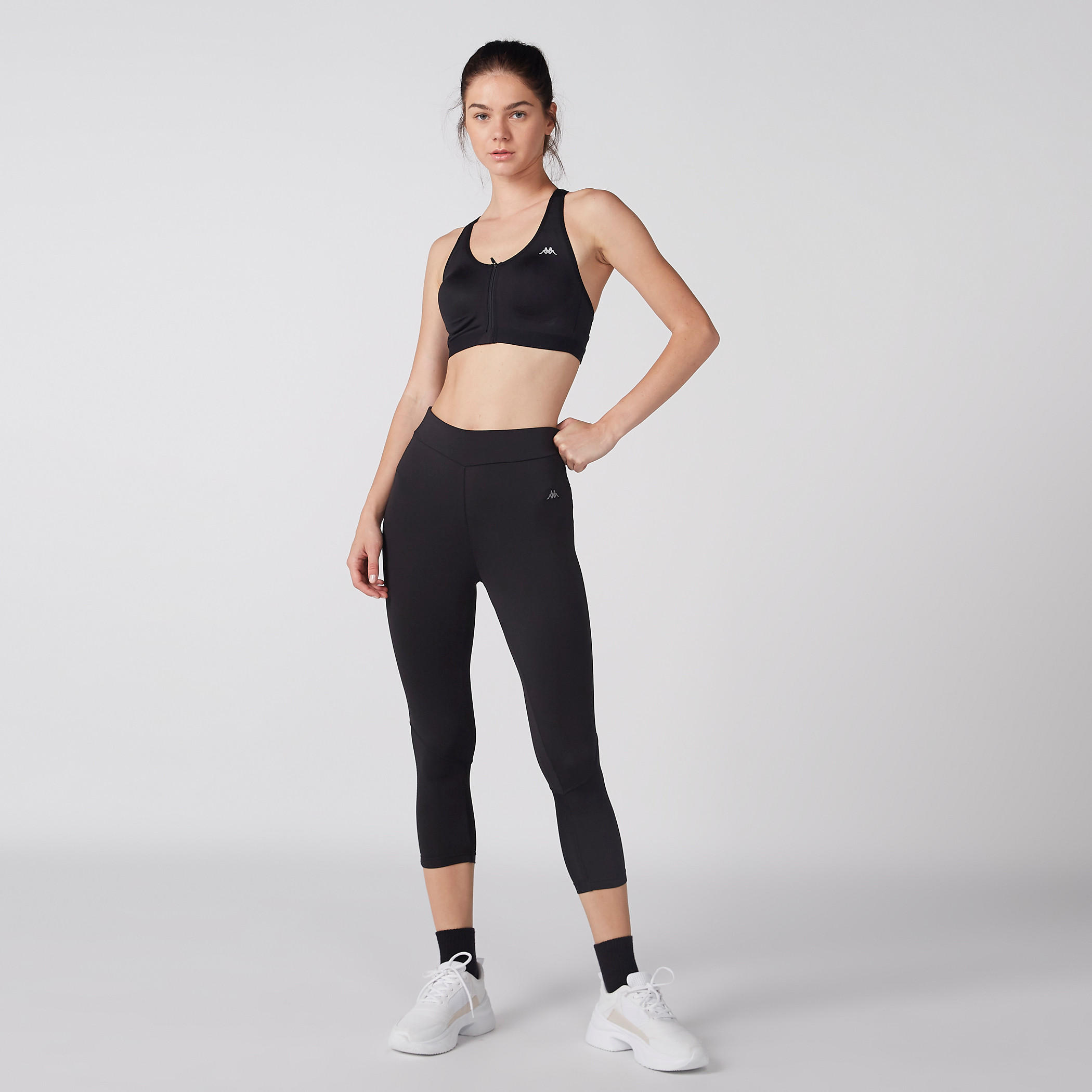 بنطال ليقنز 3/4 بخصر مطاطي من كابا-women-clothing-sportswearandactivewear-bottoms-image-1