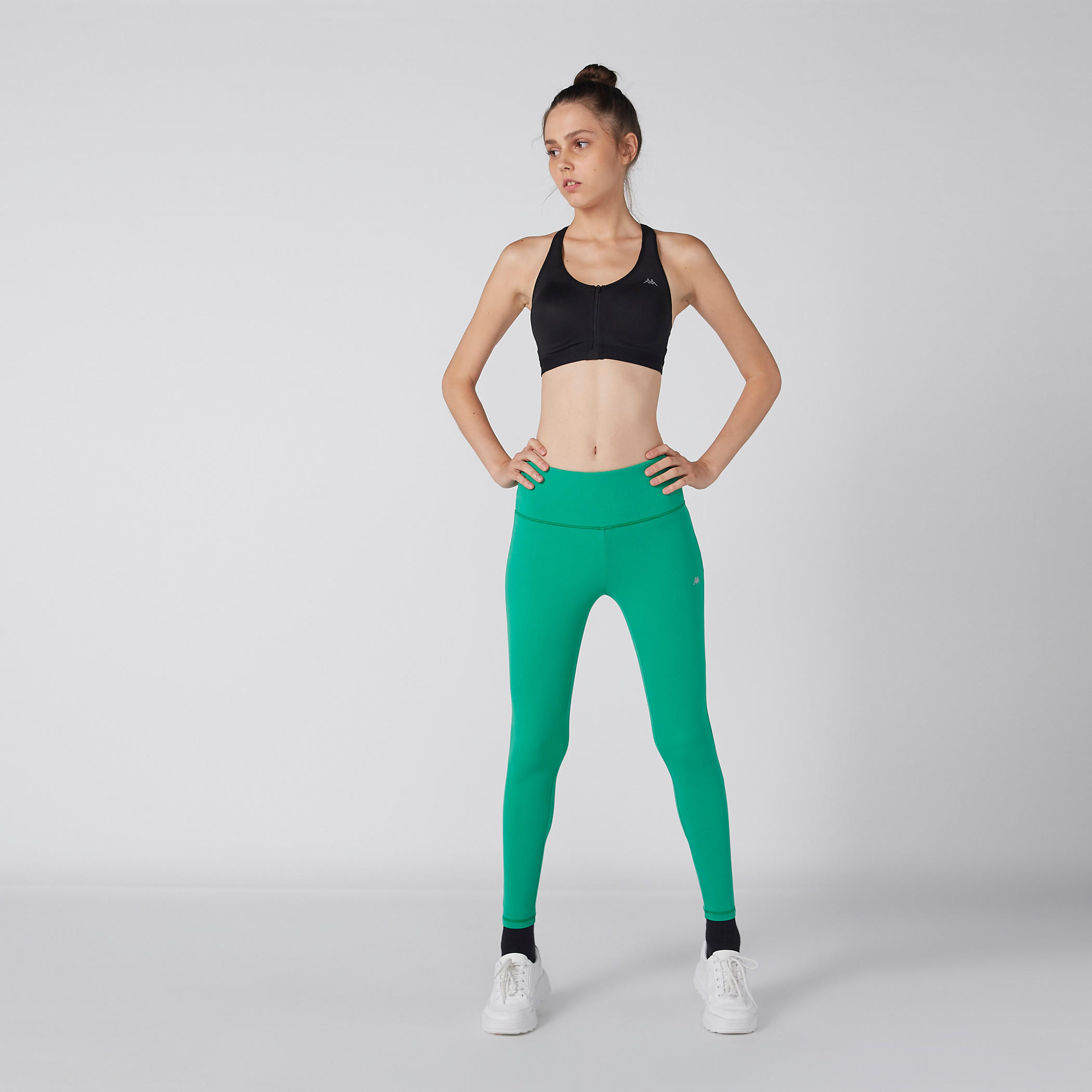 بنطال ليقنز طويل بخصر مطاطي من كابا-women-clothing-sportswearandactivewear-bottoms-image-3