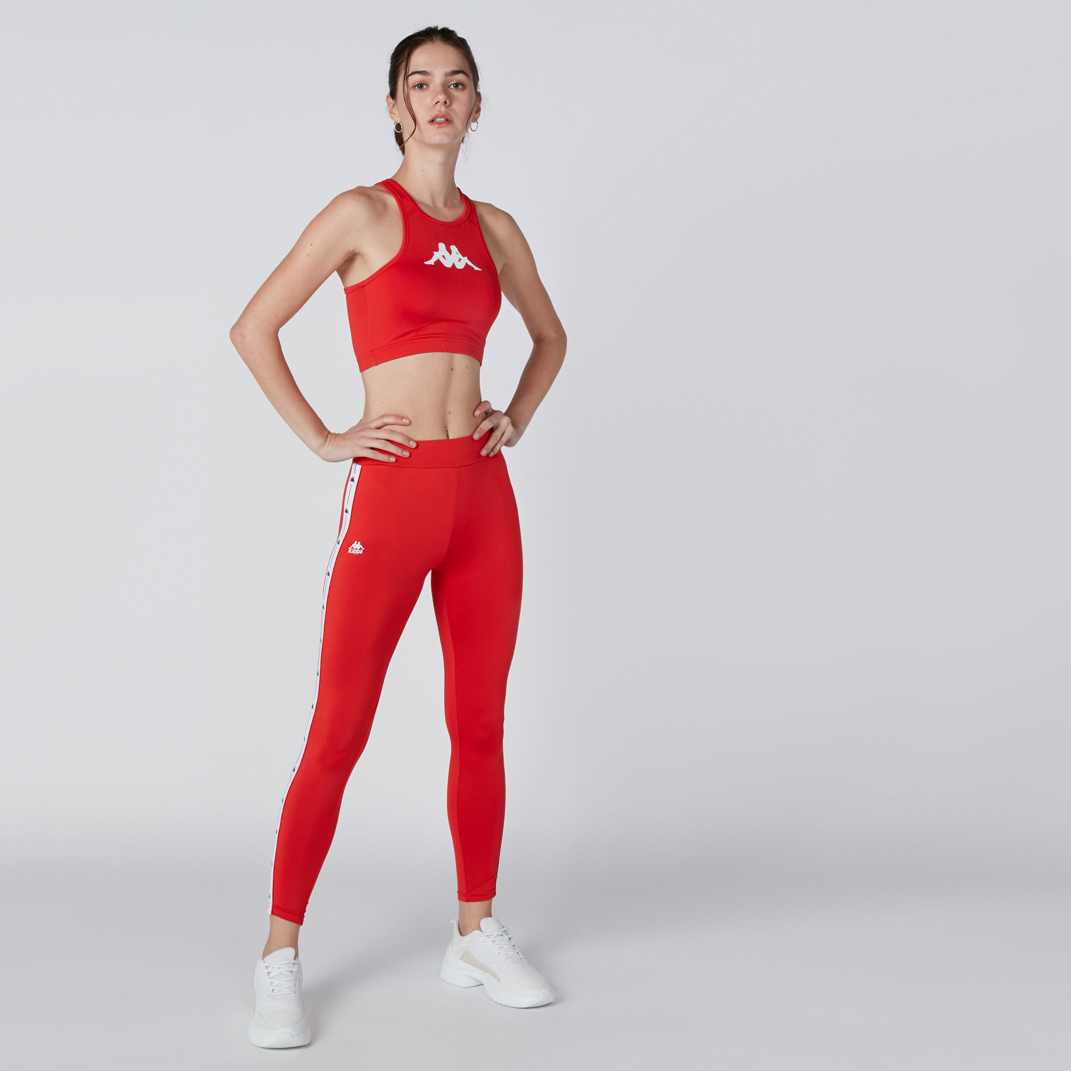 Kappa Printed Sports Bra with Scoop Neck and Racerback-sports-women-clothing-sportsbras-image-4