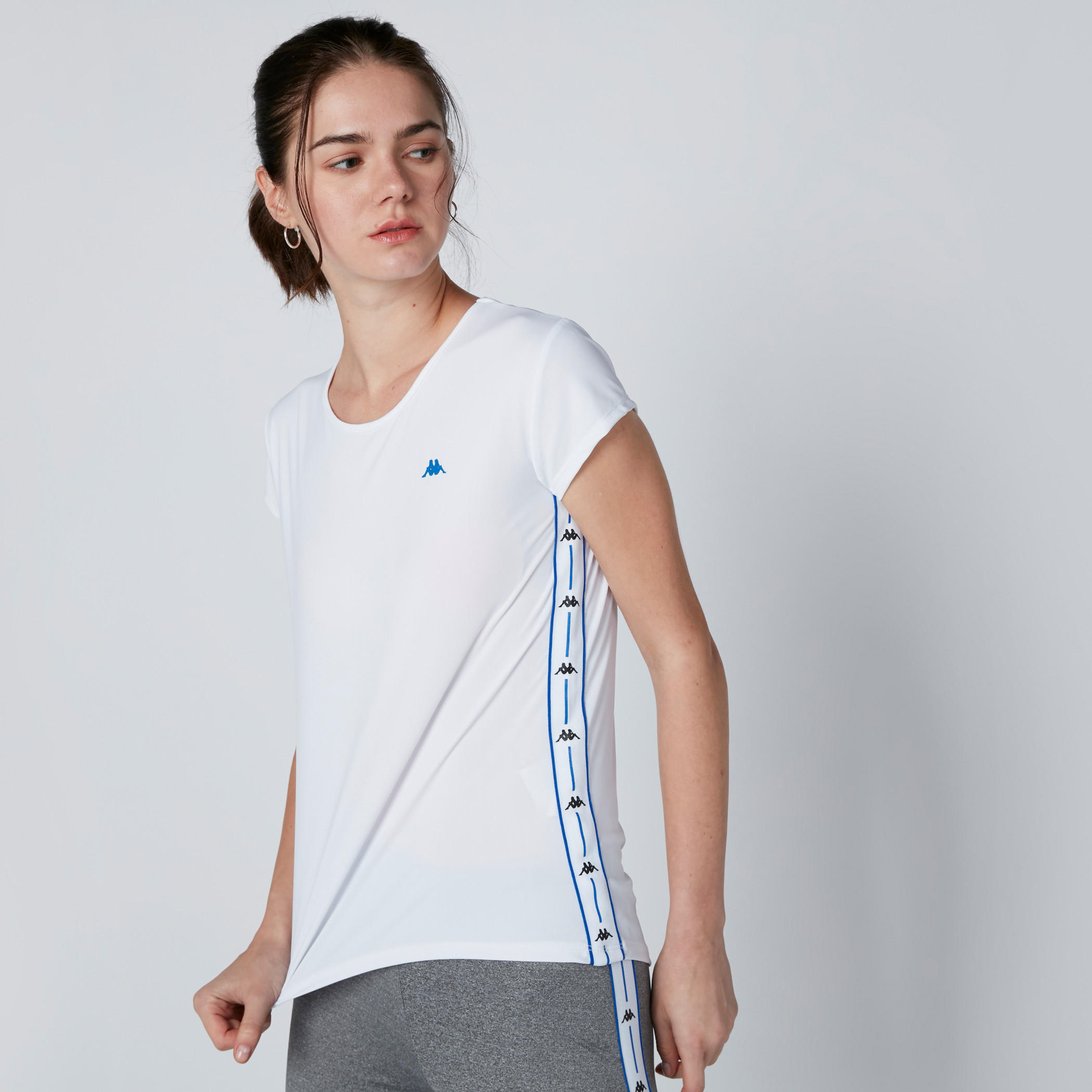تيشيرت بياقة مستديرة من كابا-women-clothing-sportswearandactivewear-tshirtsandvests-image-1