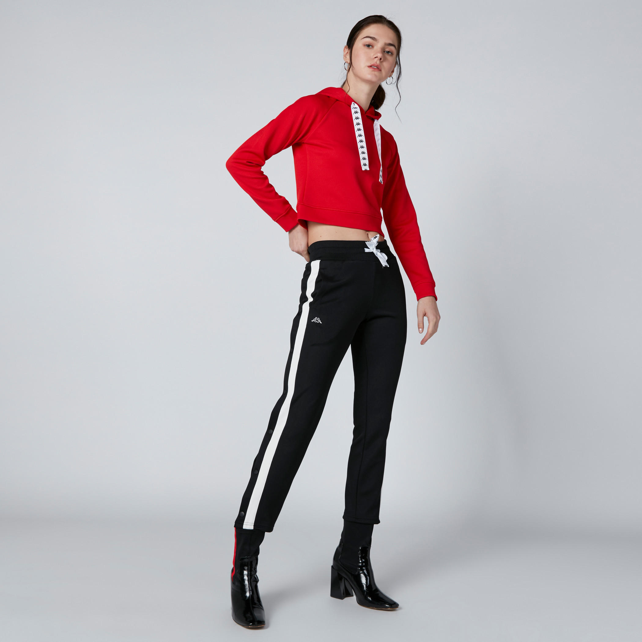 بنطال برباط وفتحة جانبية من كابا-women-clothing-sportswearandactivewear-bottoms-image-1