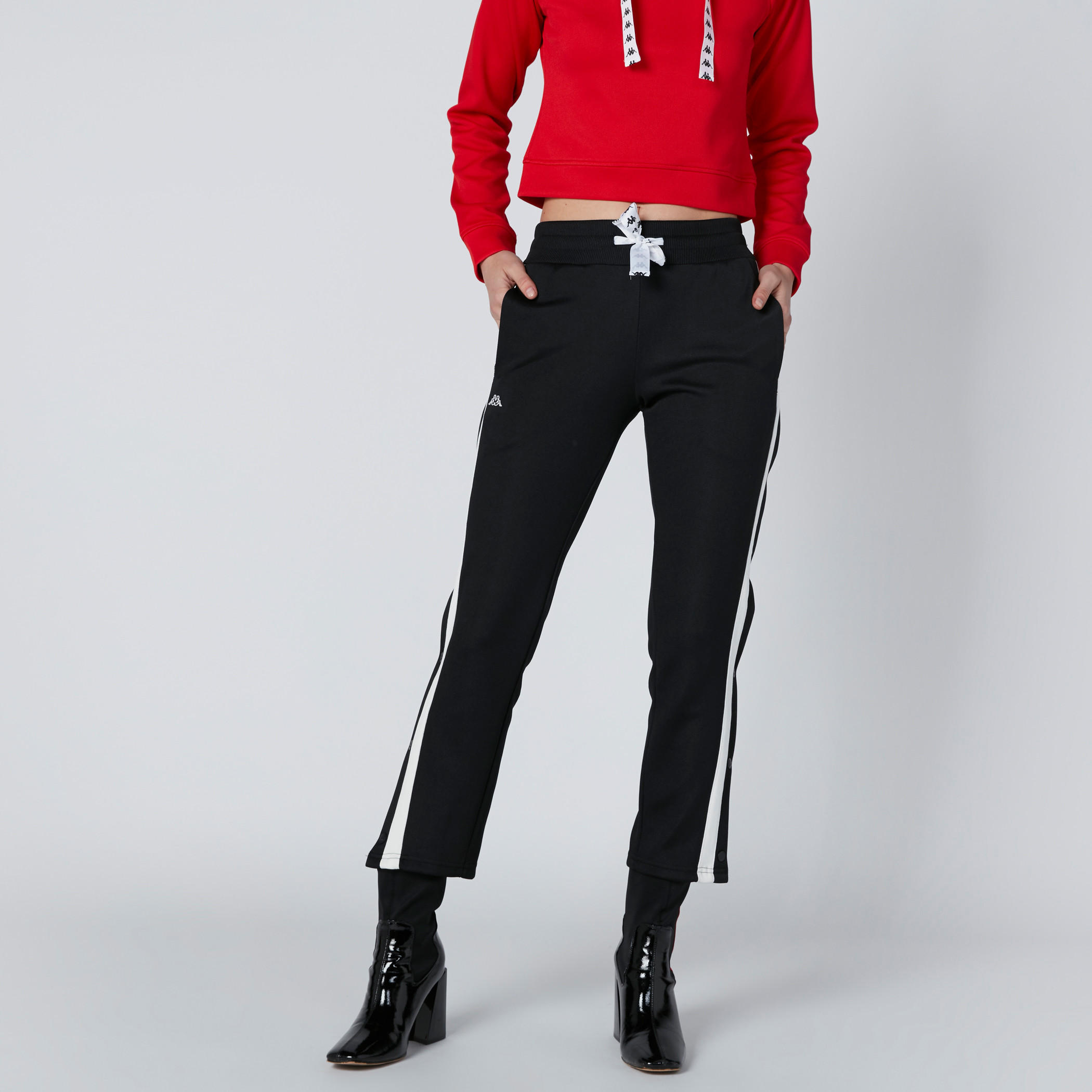 بنطال برباط وفتحة جانبية من كابا-women-clothing-sportswearandactivewear-bottoms-image-3