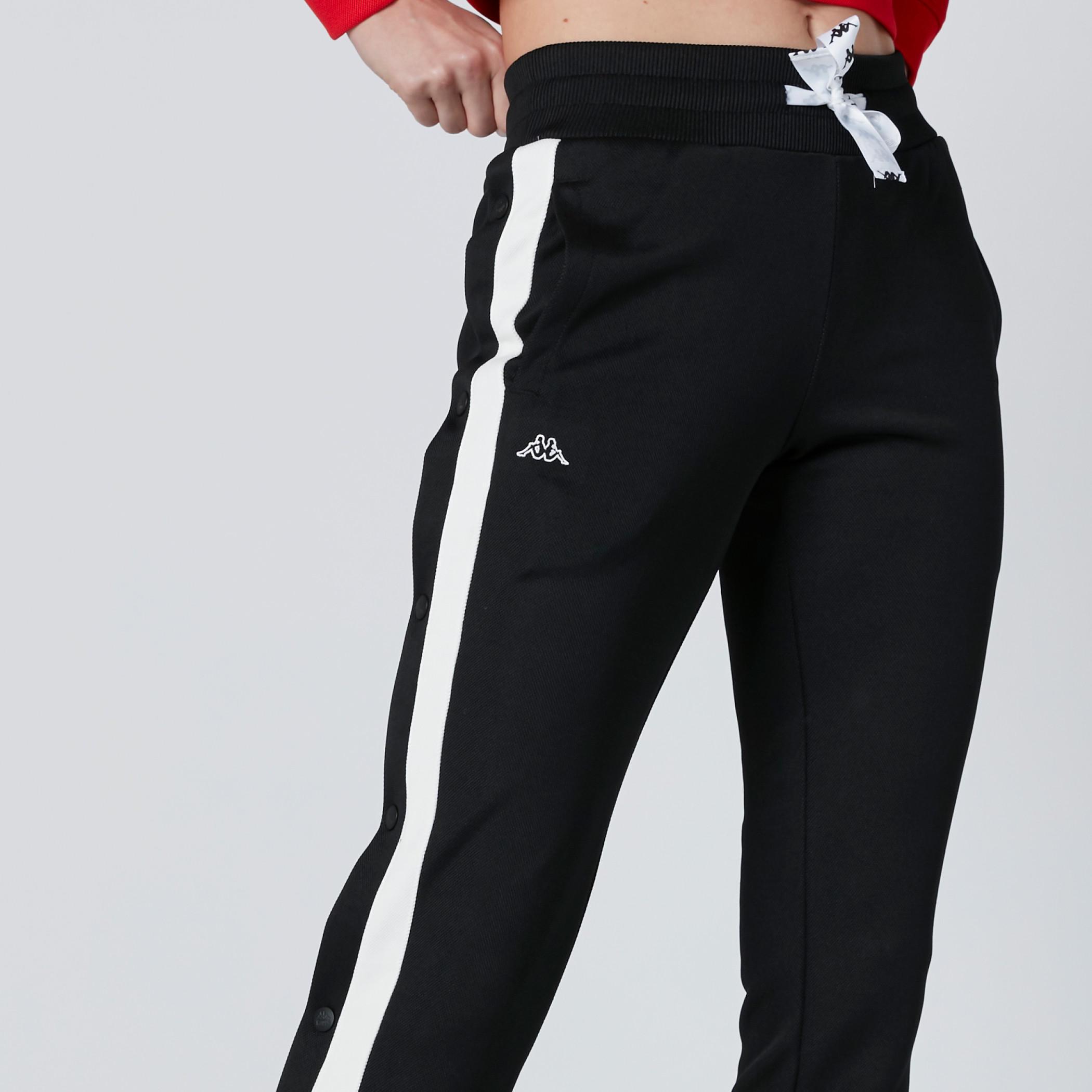 بنطال برباط وفتحة جانبية من كابا-women-clothing-sportswearandactivewear-bottoms-image-4
