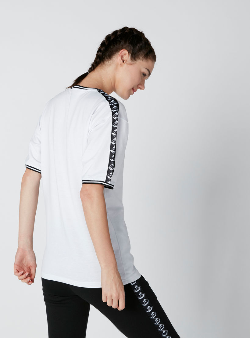 تيشيرت مستدام بشريطة من كابا-women-clothing-sportswearandactivewear-tshirtsandvests-image-3