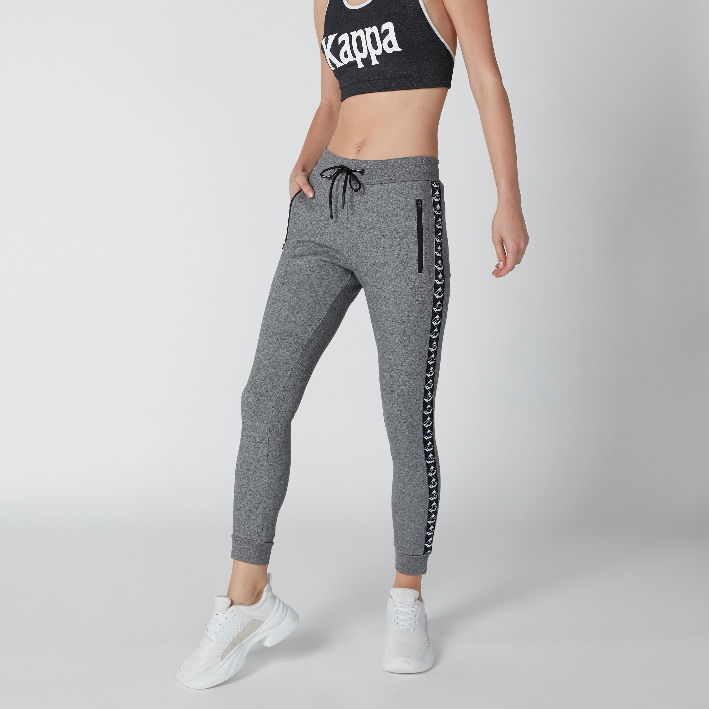 بنطال رياضي بشريطة وطبعات من كابا-women-clothing-sportswearandactivewear-bottoms-image-1