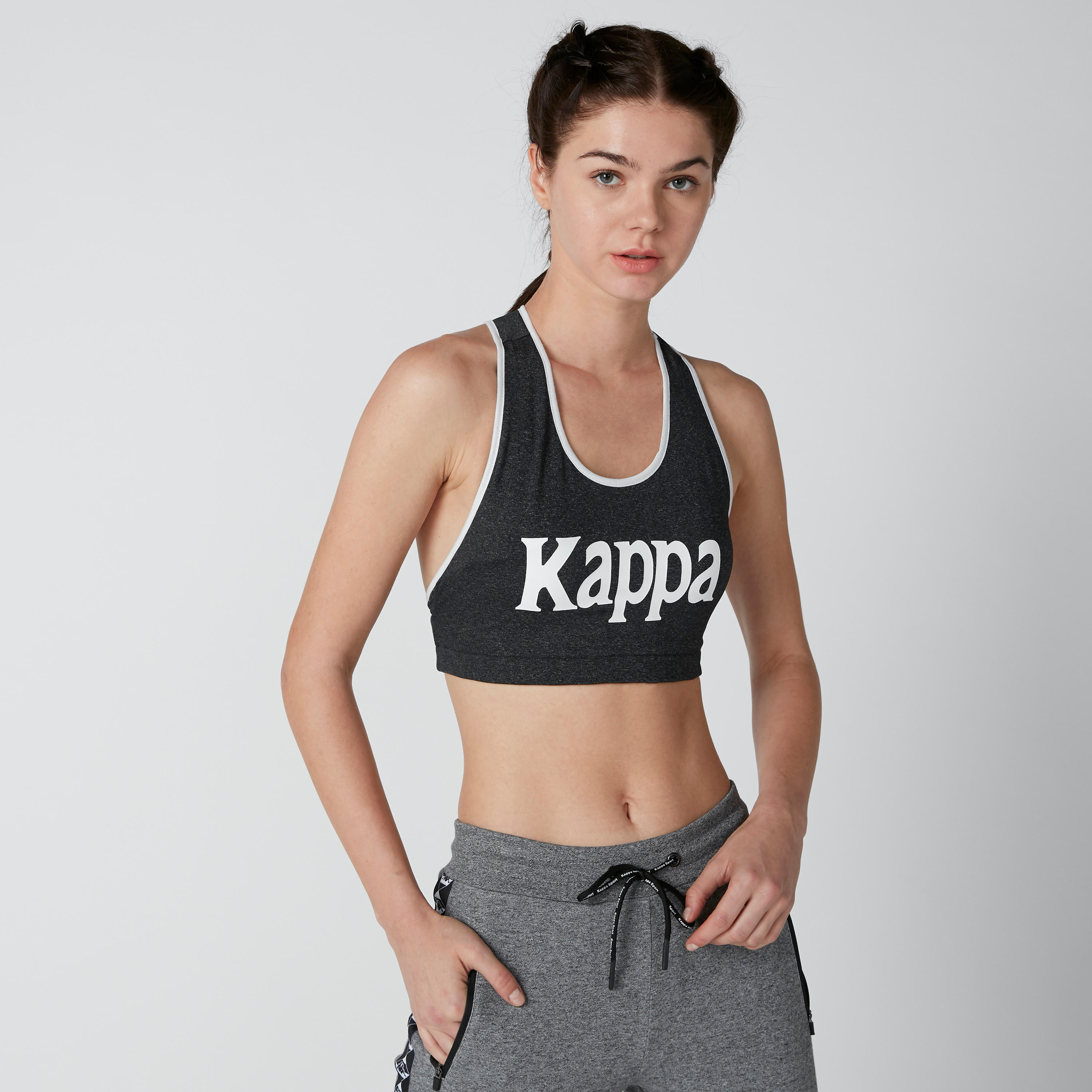 صدريّة رياضيّة بقصّة سليم وظهر ريسر وطبعات من كابا-sports-women-clothing-sportsbras-image-1