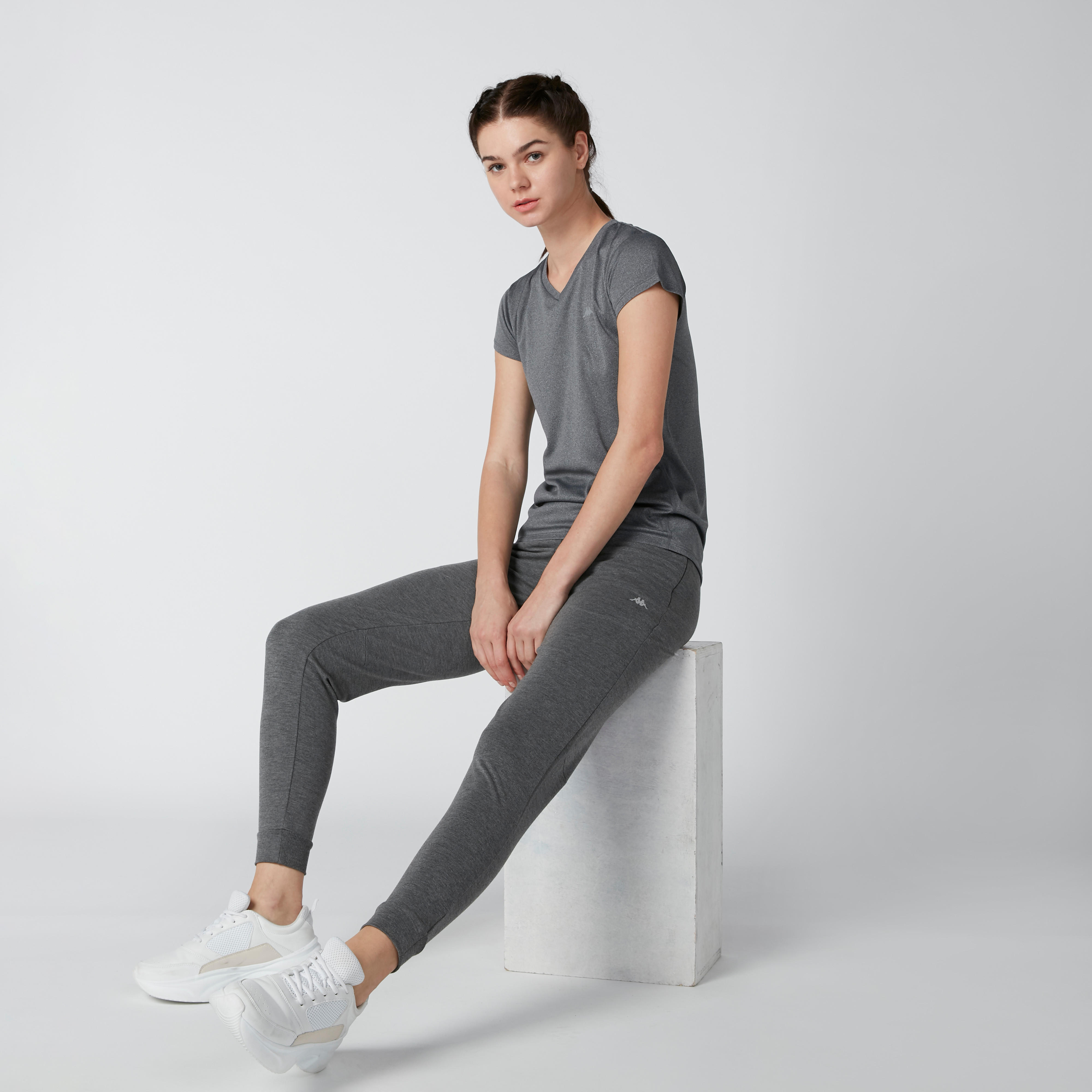بنطال رياضي طويل بجيوب من كابا-women-clothing-sportswearandactivewear-bottoms-image-2