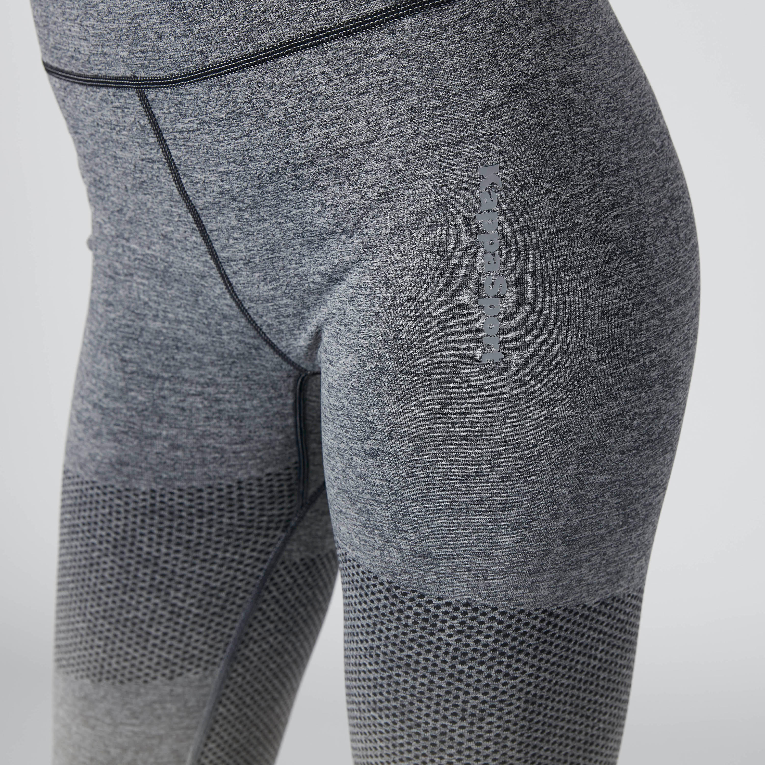 بنطال محبوك بأساور ضيّقة وطبعات ميلانج من كابا-women-clothing-sportswearandactivewear-bottoms-image-6