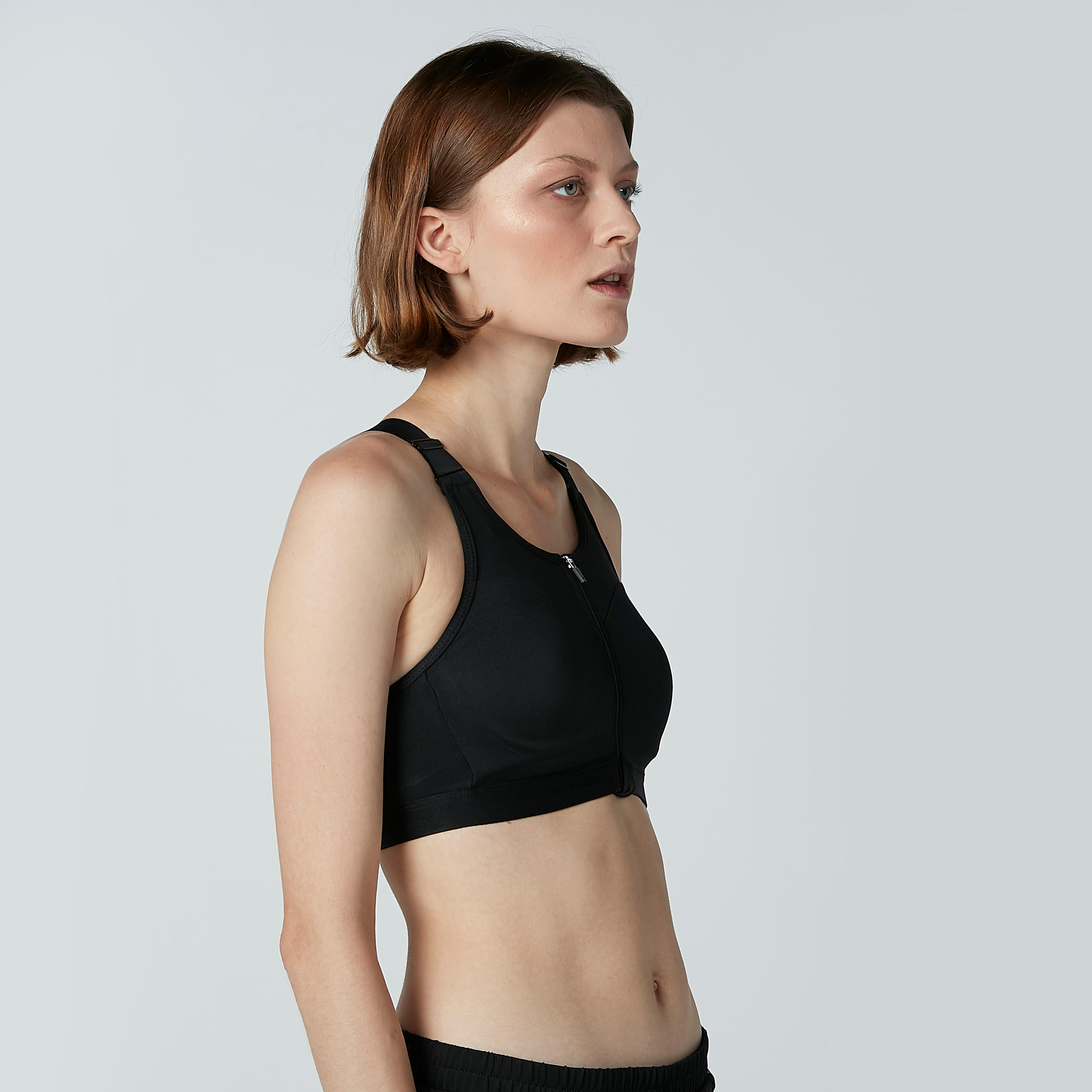 صدرية رياضية بظهر ريسر وسحّاب إغلاق من كابا-sports-women-clothing-sportsbras-image-3