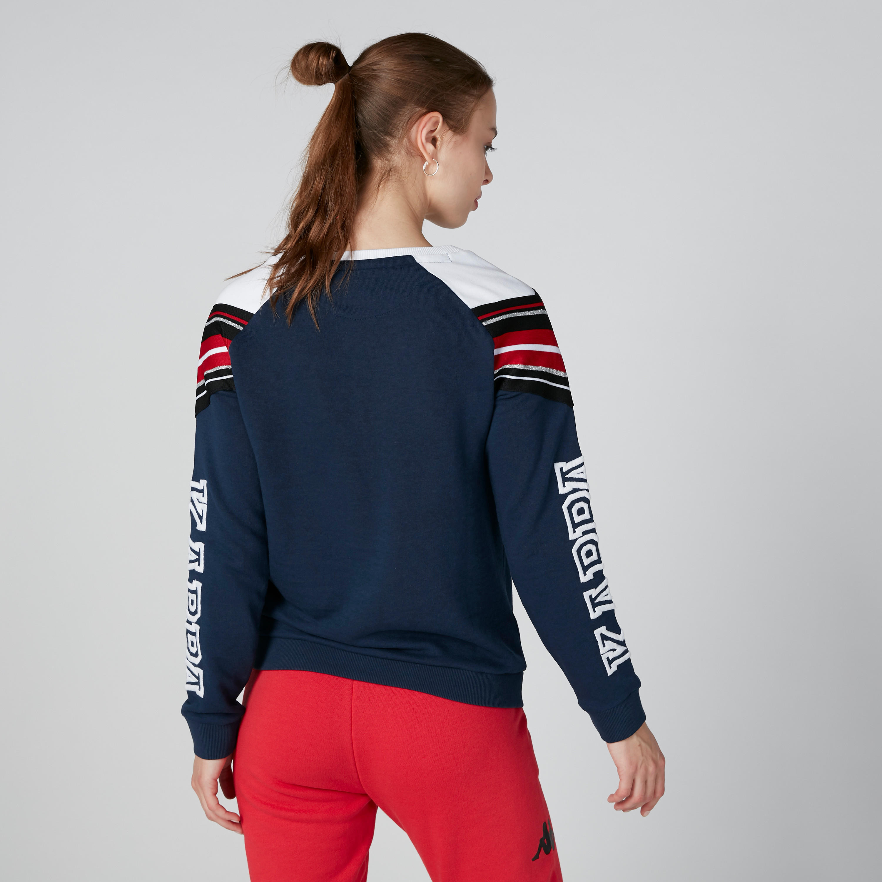 Kappa Printed Sweatshirt with Raglan Sleeves-women-clothing-sportswearandactivewear-hoodiesandsweatshirts-image-2