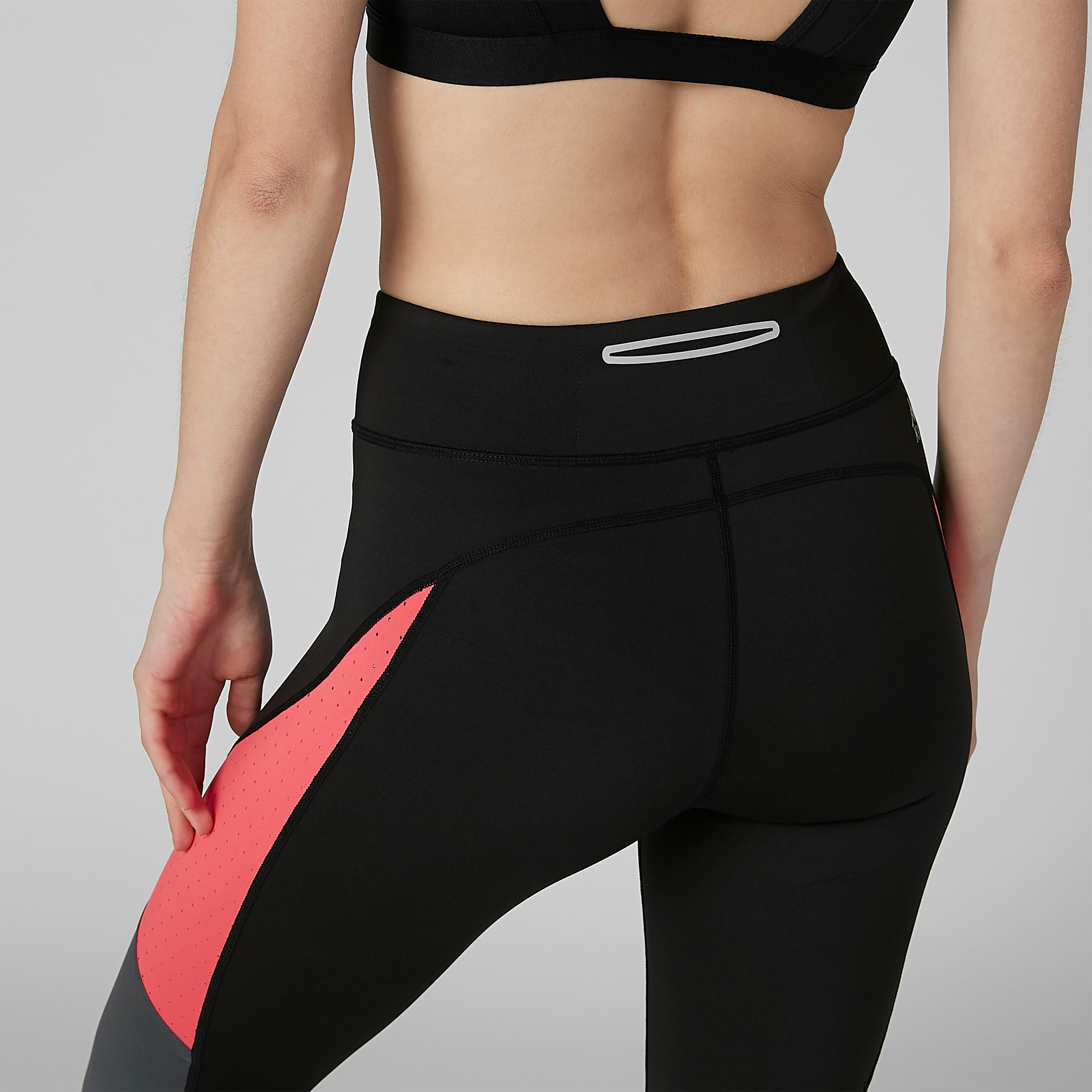 High Waisted with Mesh Cut and Sew Leggings-women-clothing-bottoms-leggings-image-4