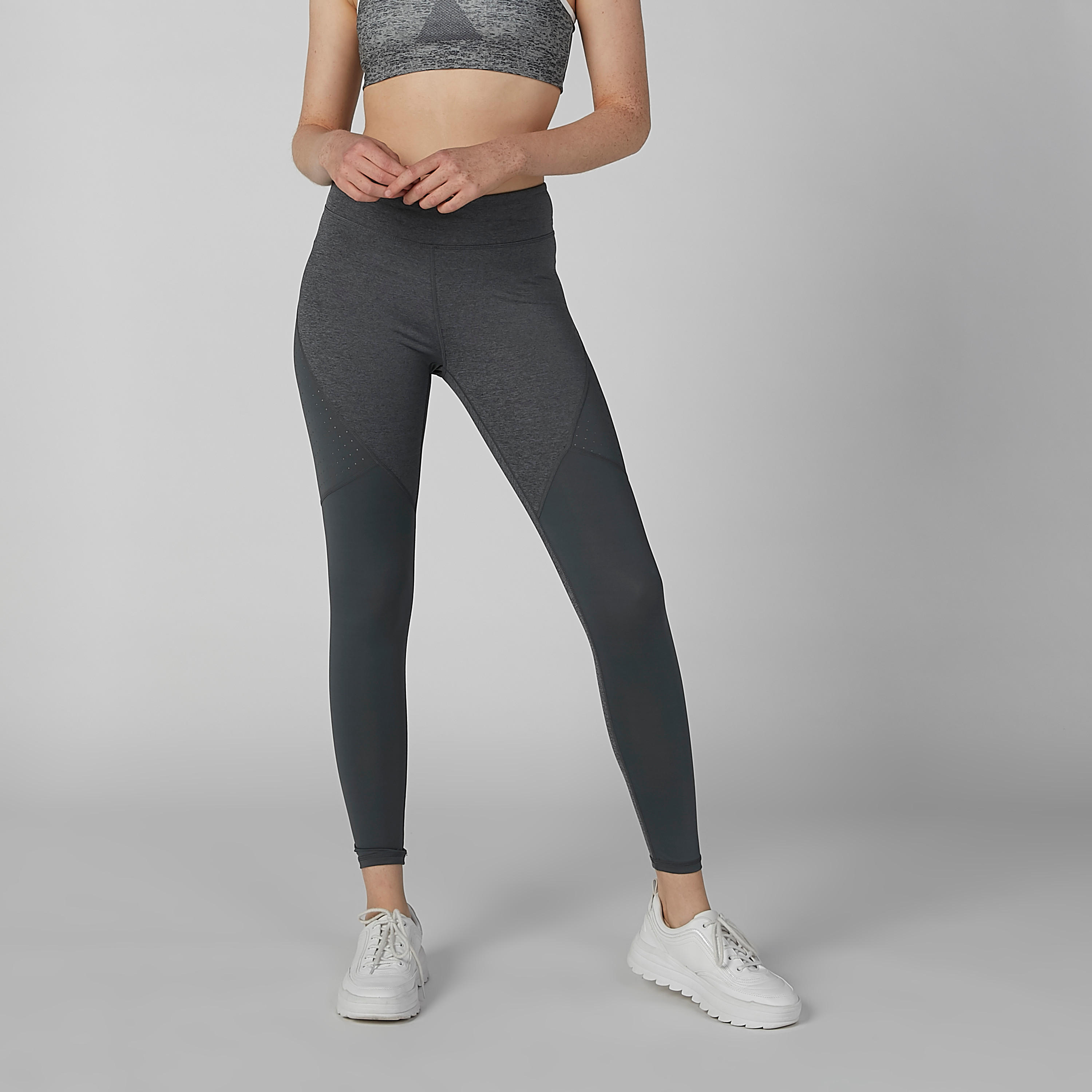 بنطال ليقنز سادة بخصر مطّاطي من كابا-women-clothing-sportswearandactivewear-bottoms-image-2
