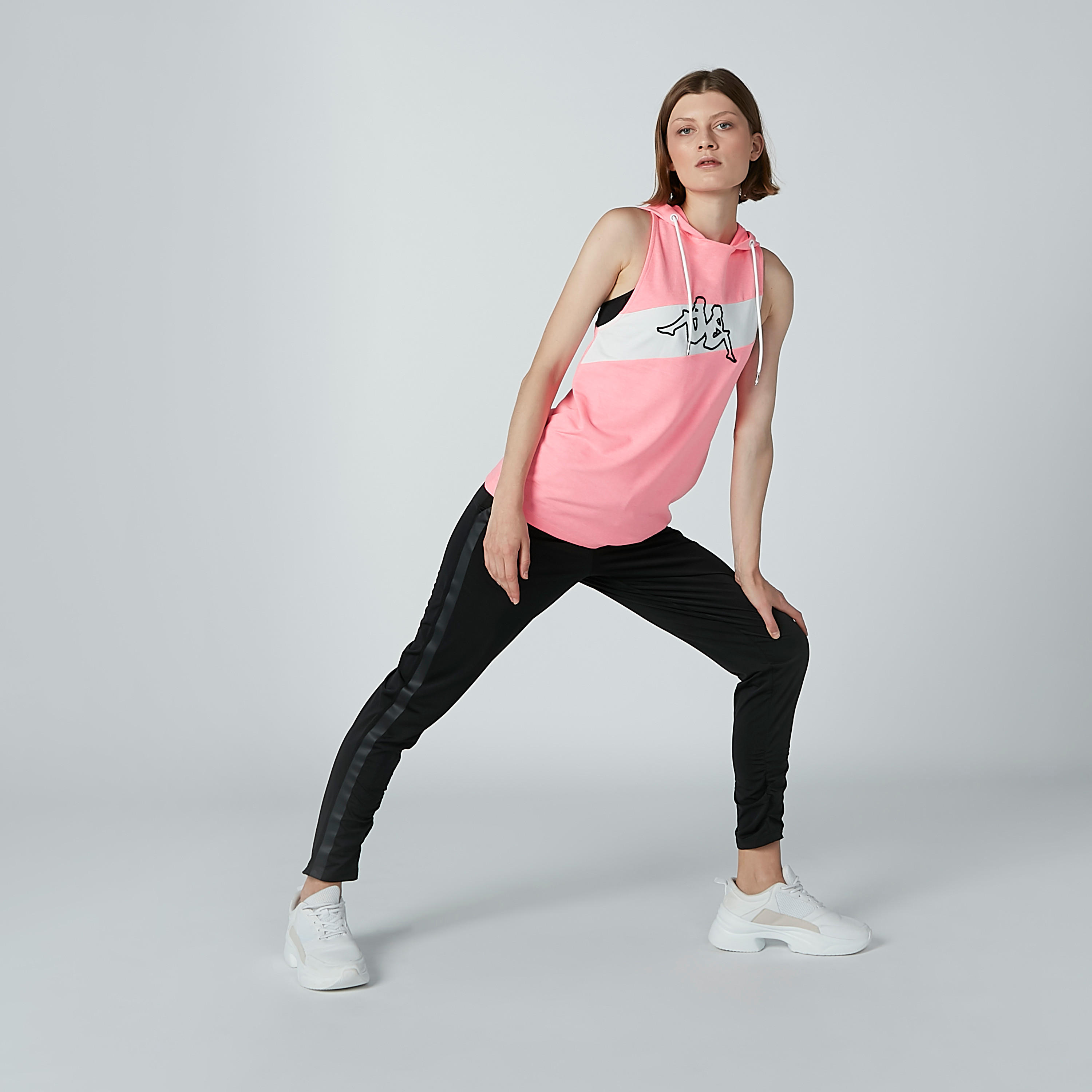 بنطال رياضي برباط وشريطة من كابا-women-clothing-sportswearandactivewear-bottoms-image-3
