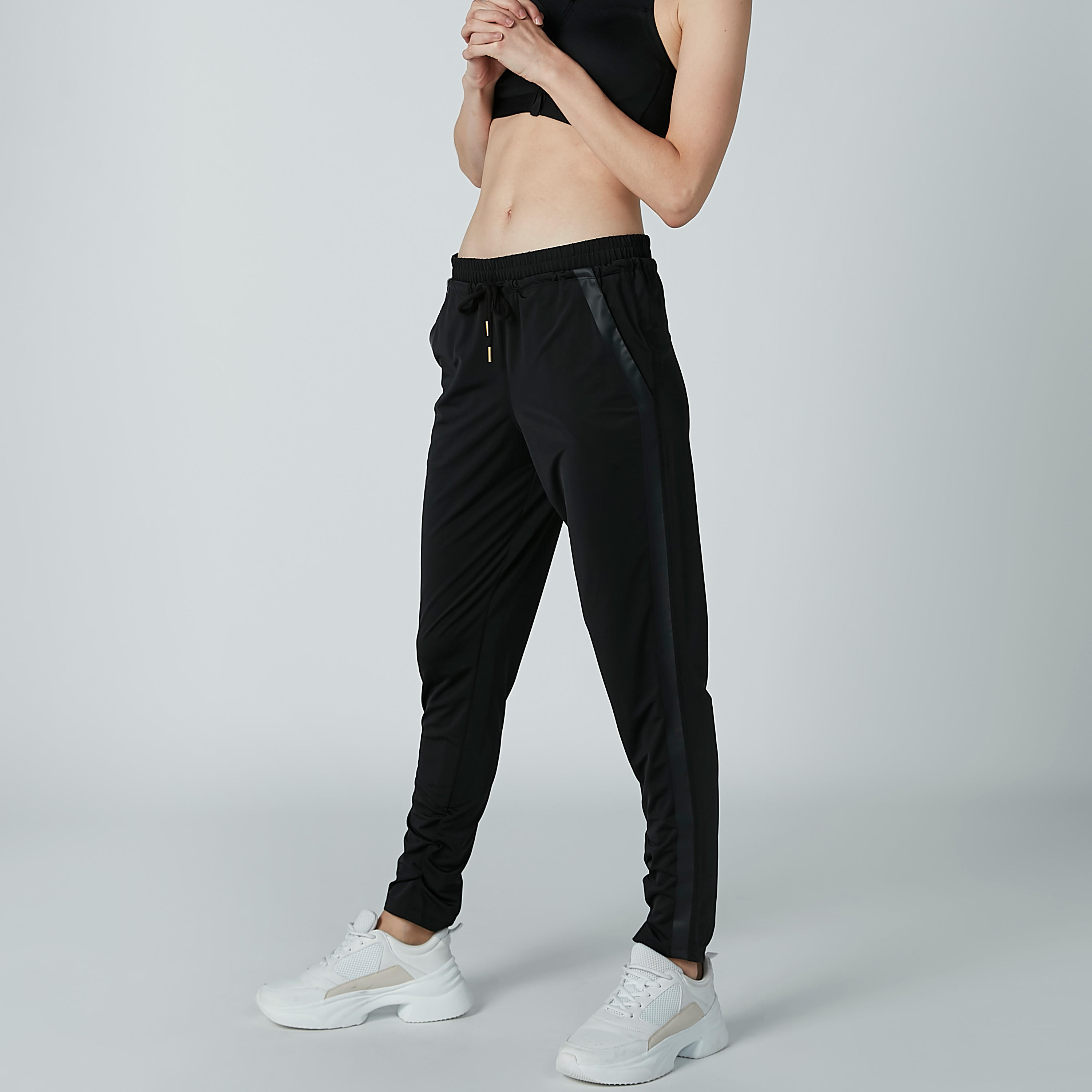 بنطال رياضي برباط وشريطة من كابا-women-clothing-sportswearandactivewear-bottoms-image-2
