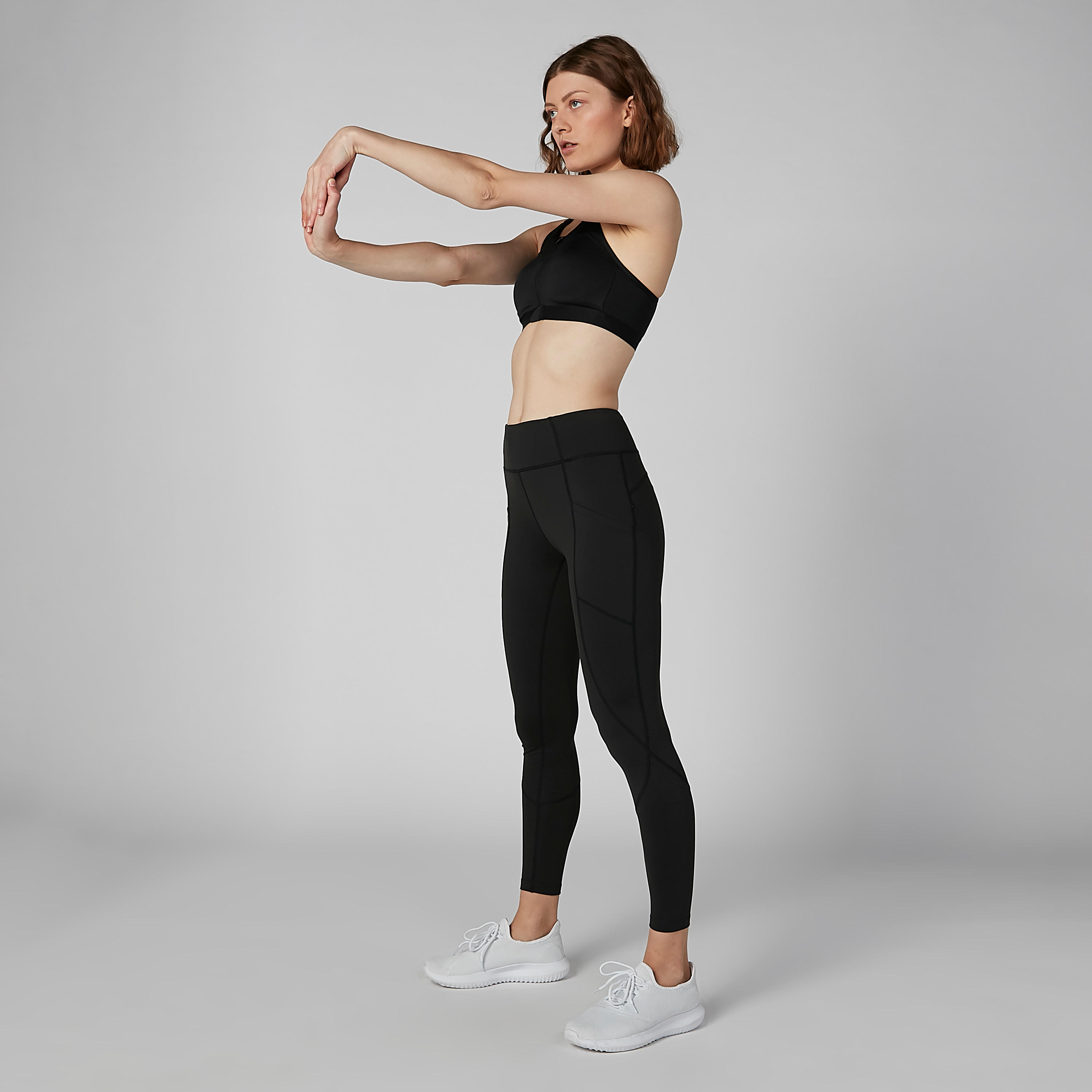 بنطال ليقنز طويل بخصر مطّاطي من كابا-women-clothing-sportswearandactivewear-bottoms-image-1