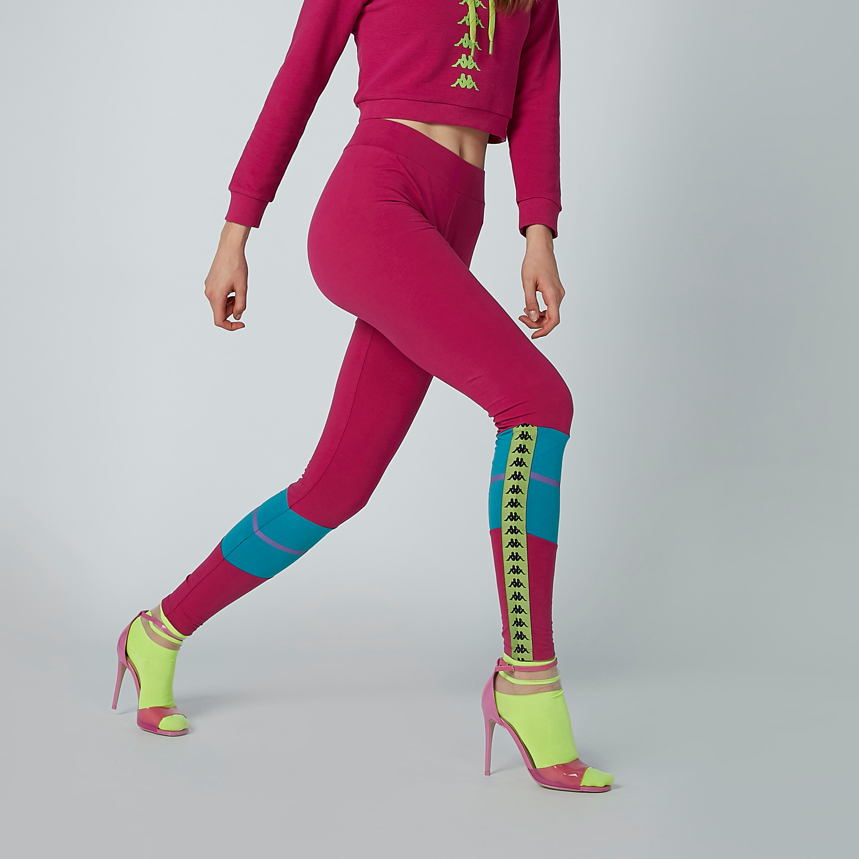 بنطال ليقنز طويل بطبعات من كابا-women-clothing-bottoms-leggings-image-1