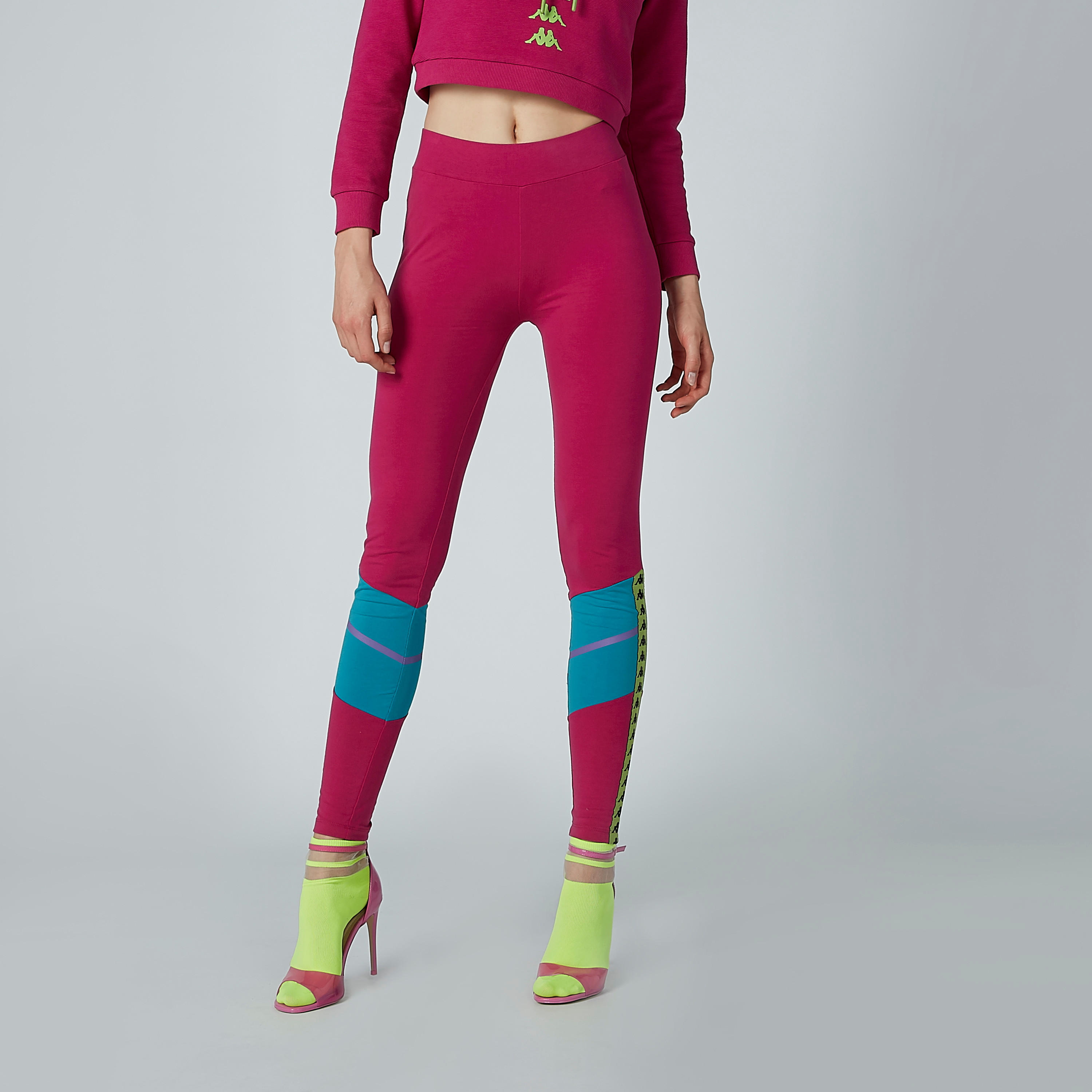 بنطال ليقنز طويل بطبعات من كابا-women-clothing-bottoms-leggings-image-4