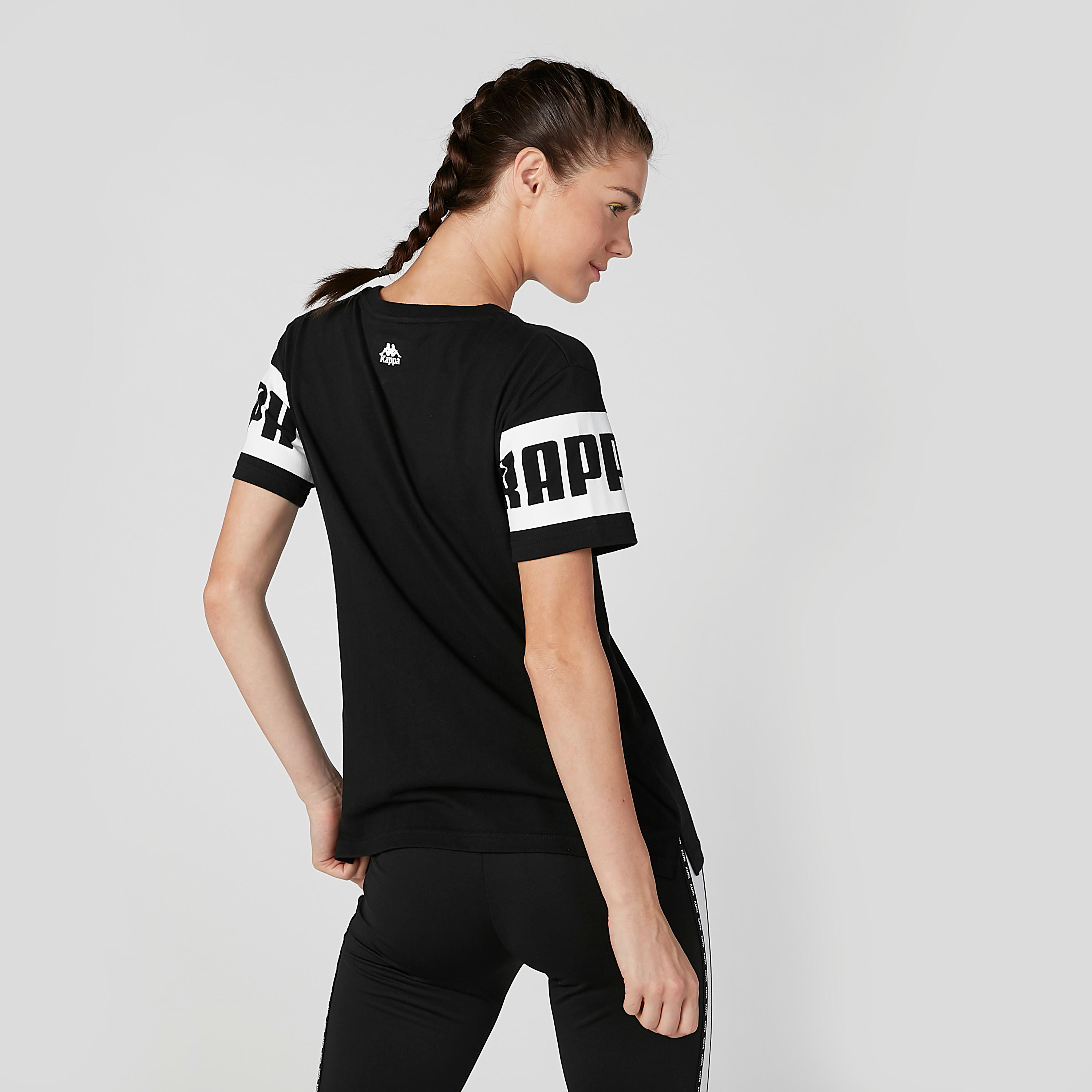Kappa Printed T-shirt with Round Neck and Short Sleeves-women-clothing-tshirts-image-3