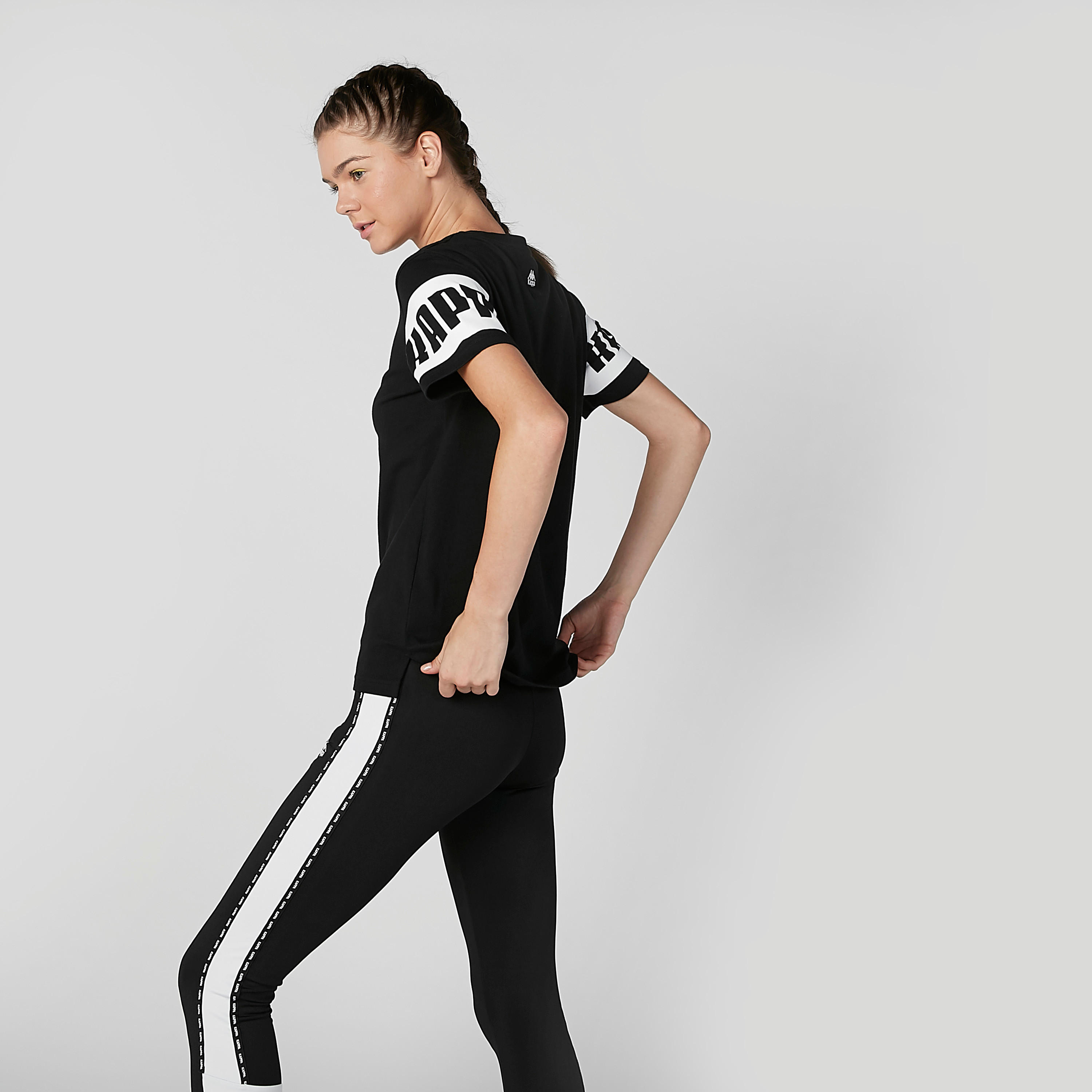 Kappa Printed T-shirt with Round Neck and Short Sleeves-women-clothing-tshirts-image-5