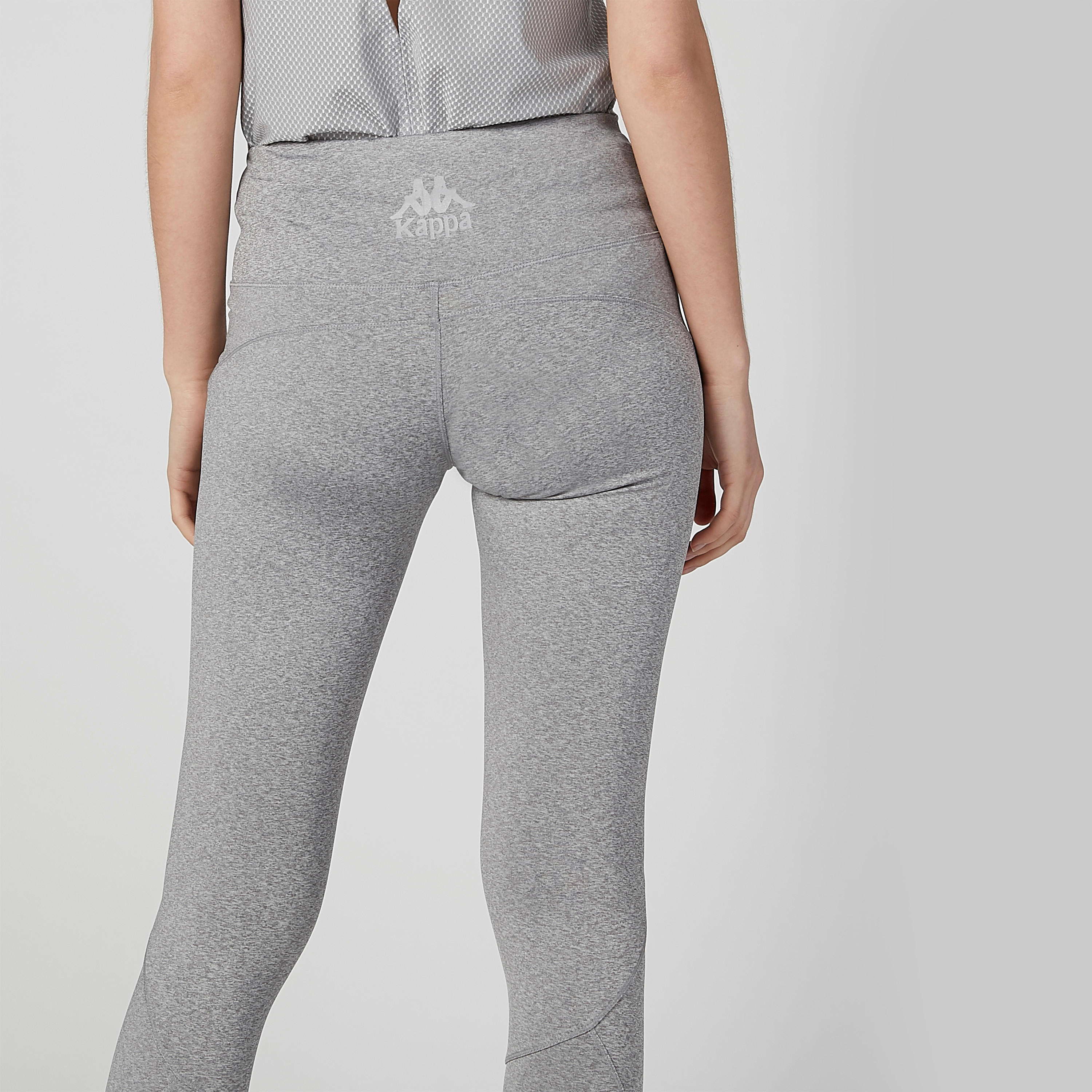 بنطلون ليقنز سادة بخصر مطّاطي من كابا-women-clothing-bottoms-leggings-image-4