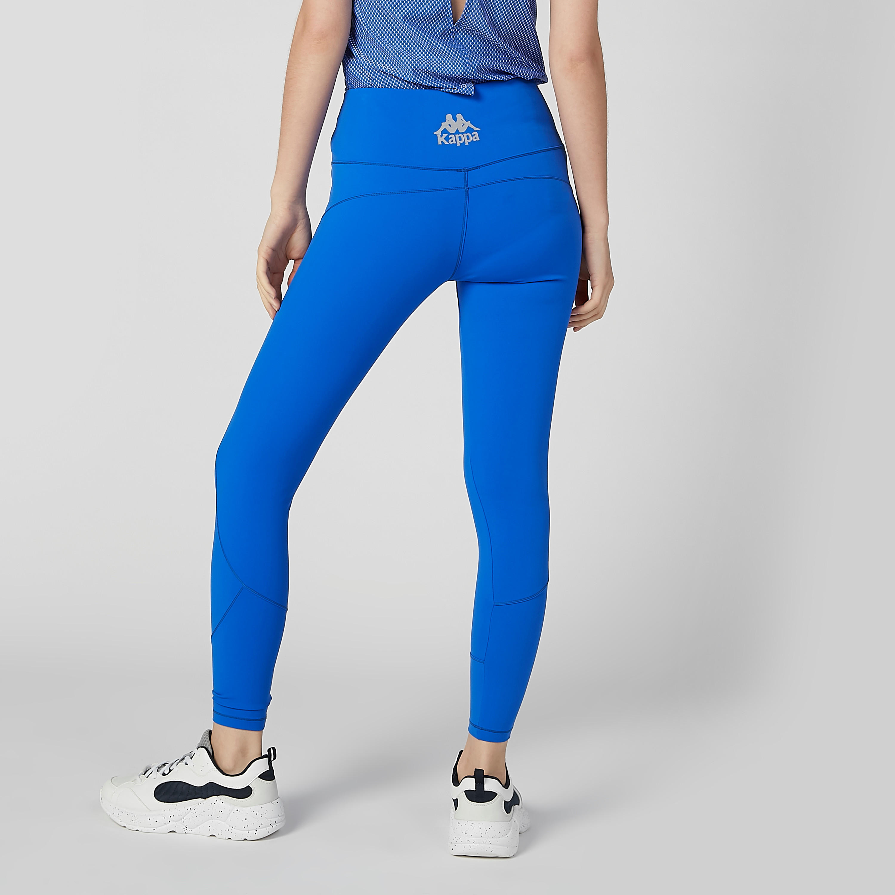 بنطلون ليقنز سادة بخصر مطّاطي من كابا-women-clothing-bottoms-leggings-image-9