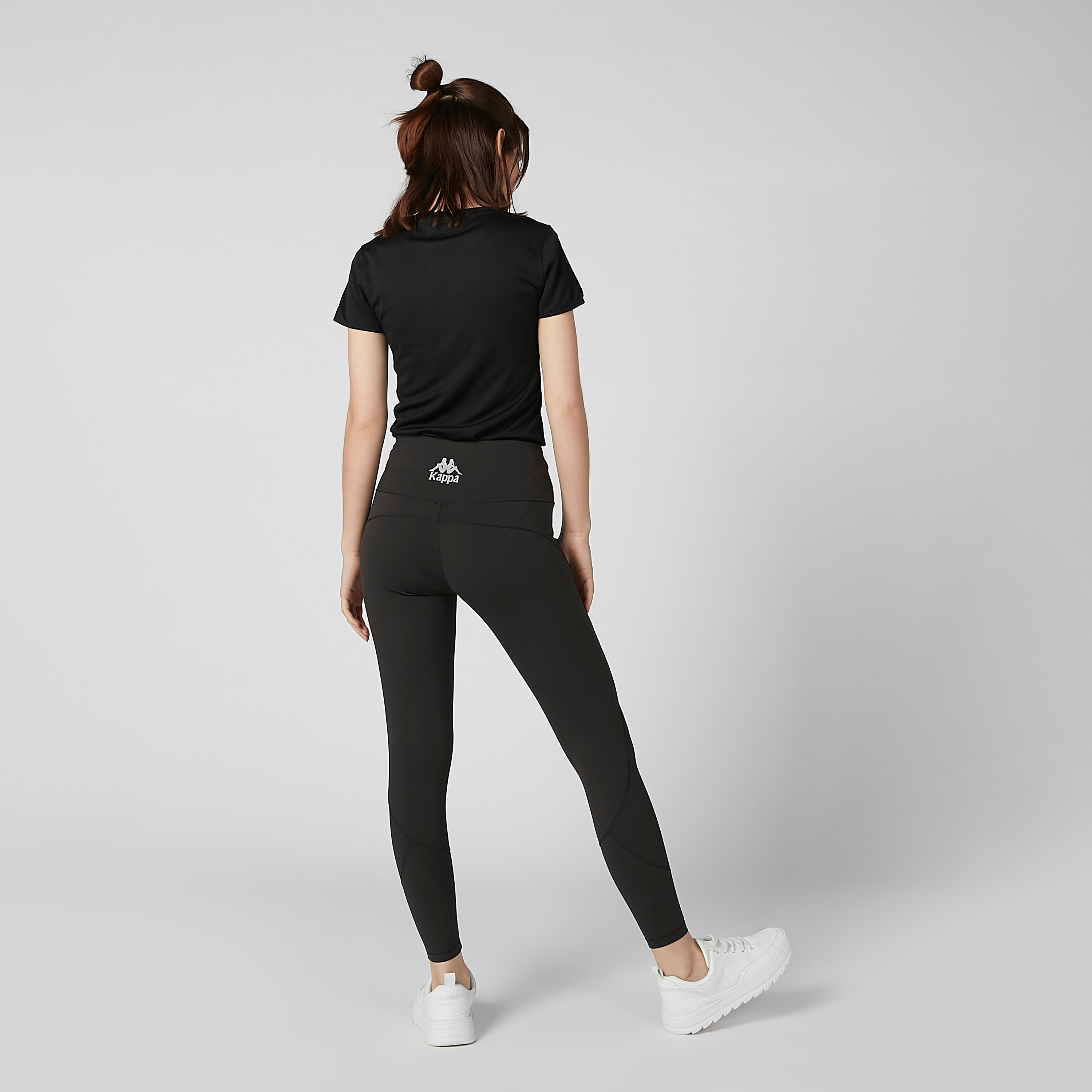 بنطلون ليقنز سادة بخصر مطّاطي من كابا-women-clothing-bottoms-leggings-image-14