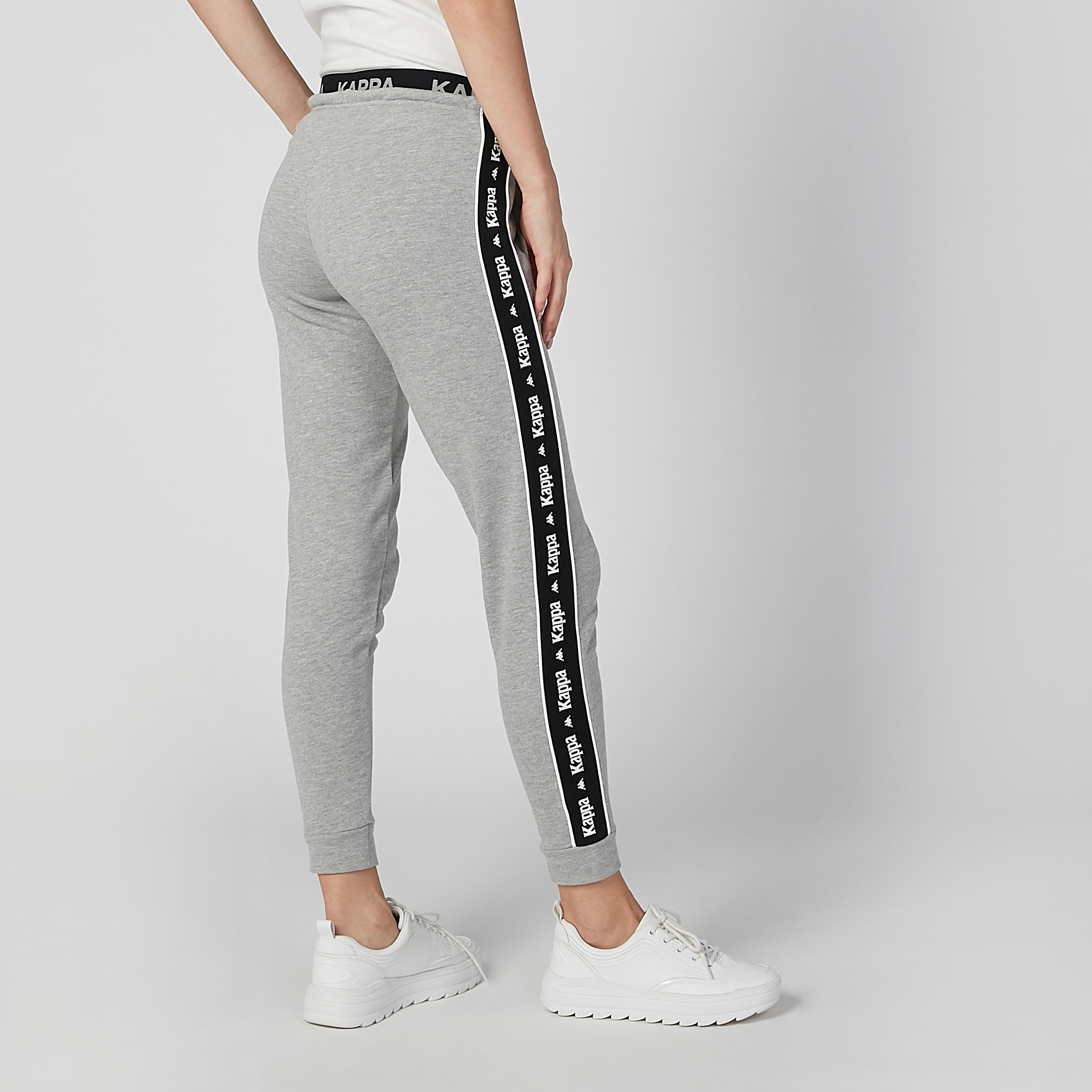 بنطال رياضي طويل بجيوب وشريطة بطبعات من كابا-women-clothing-bottoms-joggers-image-3