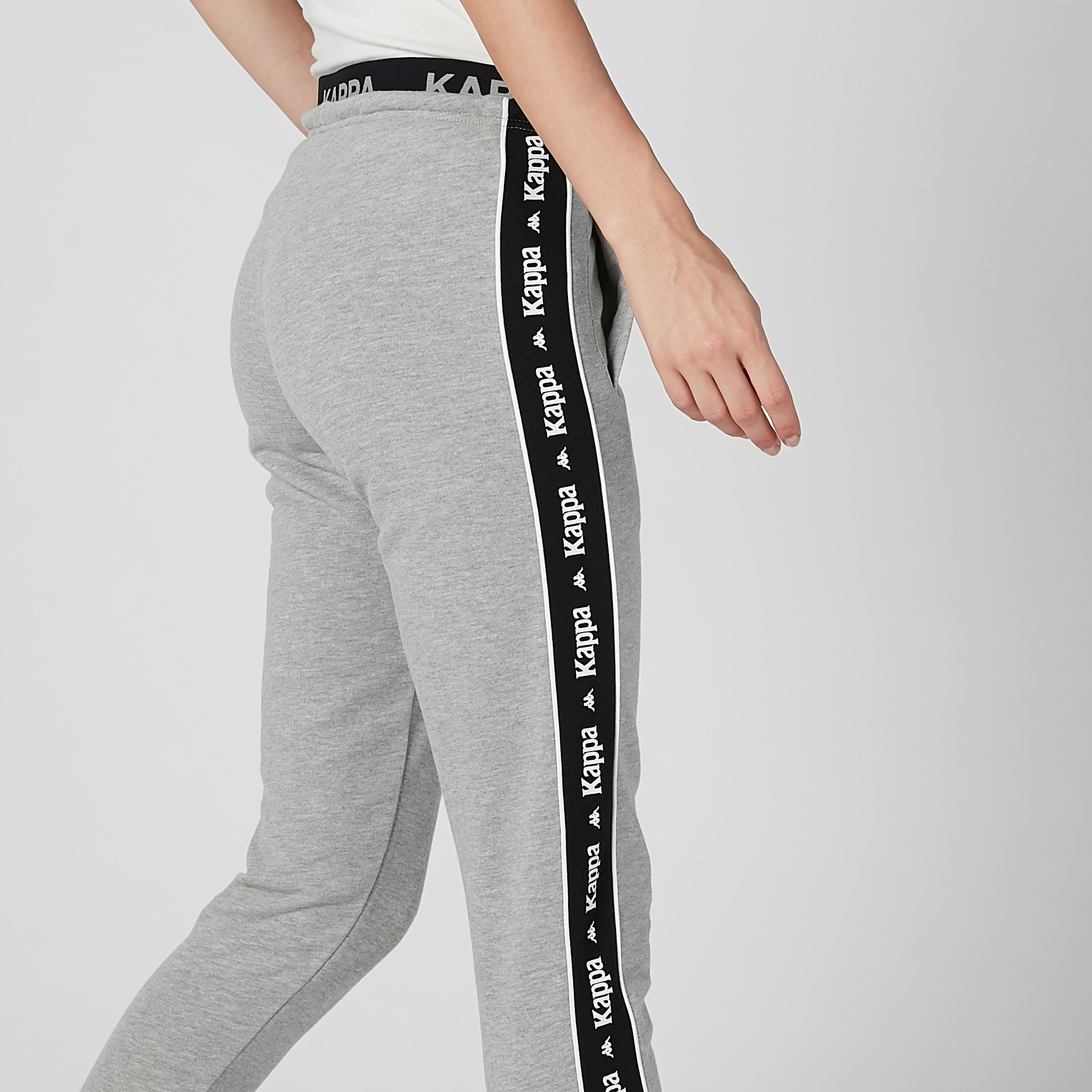 بنطال رياضي طويل بجيوب وشريطة بطبعات من كابا-women-clothing-bottoms-joggers-image-4