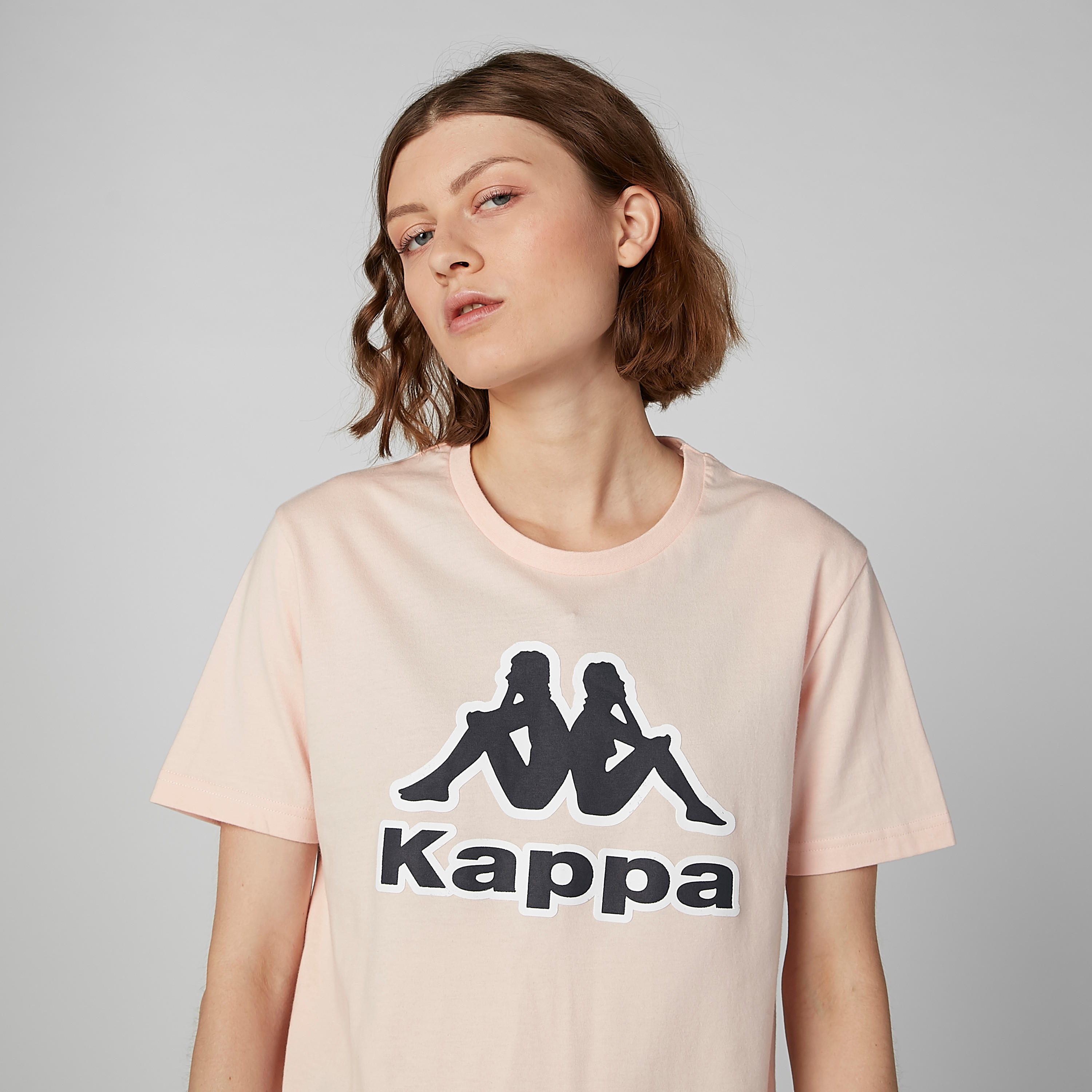 تيشيرت بياقة مستديرة وأكمام قصيرة وطبعات من كابا-women-clothing-tshirts-image-1