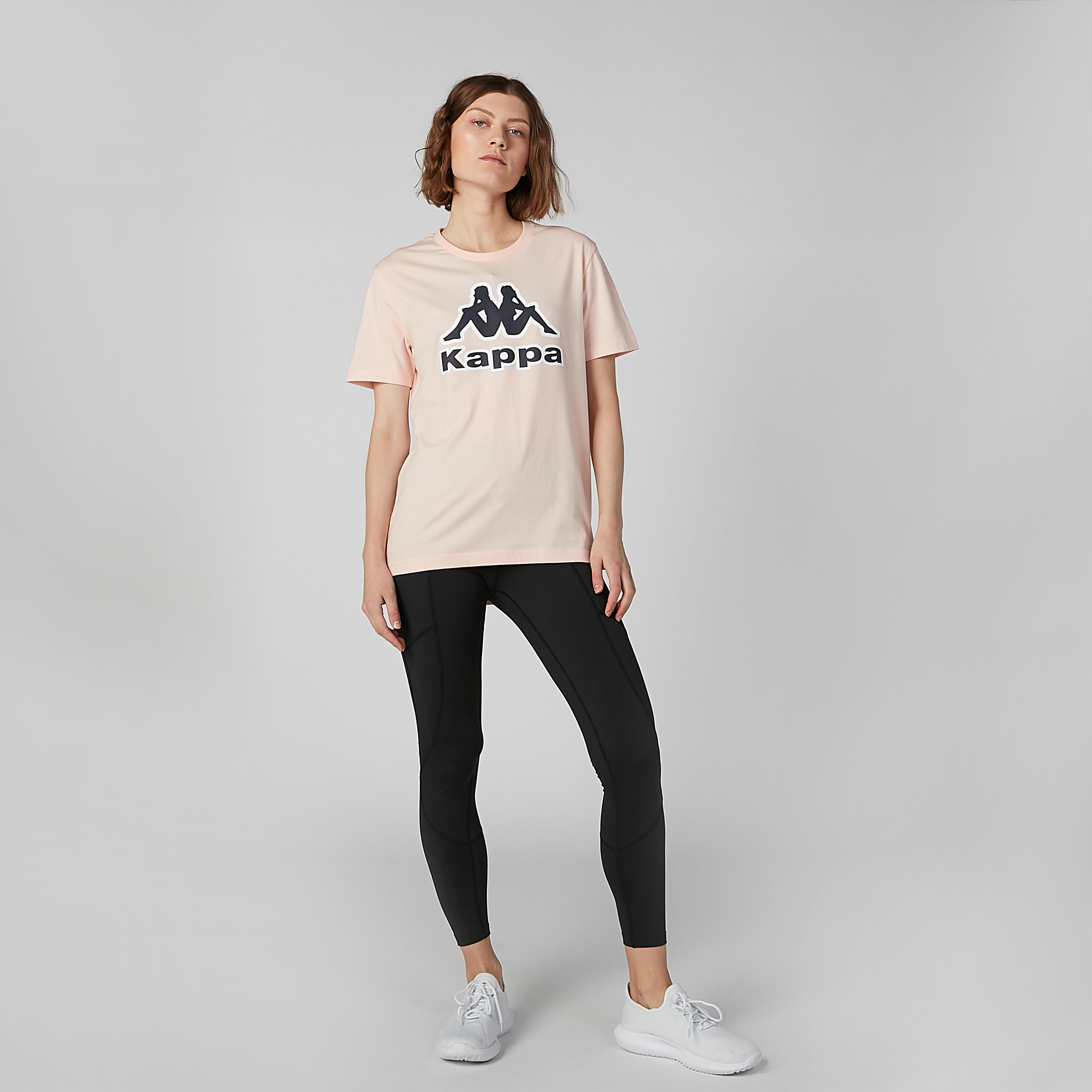 تيشيرت بياقة مستديرة وأكمام قصيرة وطبعات من كابا-women-clothing-tshirts-image-2
