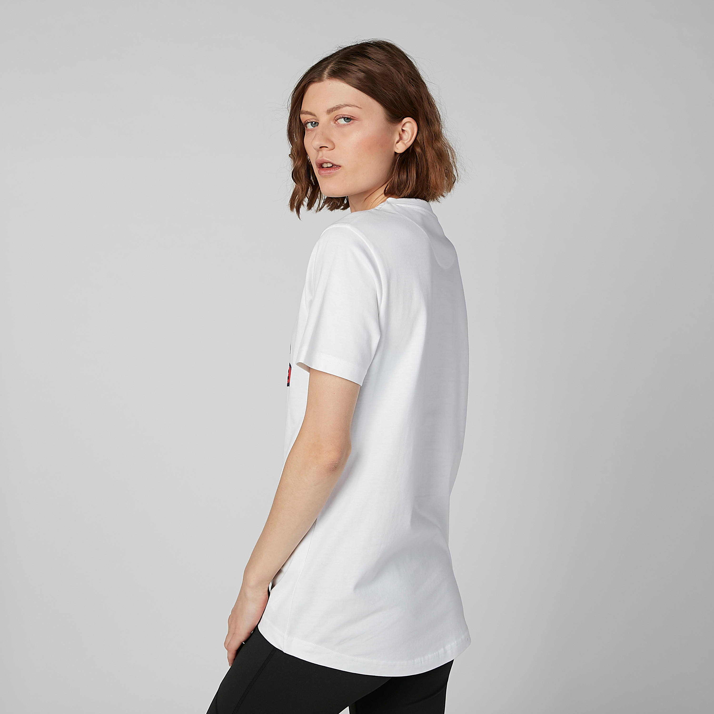 تيشيرت بياقة مستديرة وأكمام قصيرة وطبعات من كابا-women-clothing-tshirts-image-4