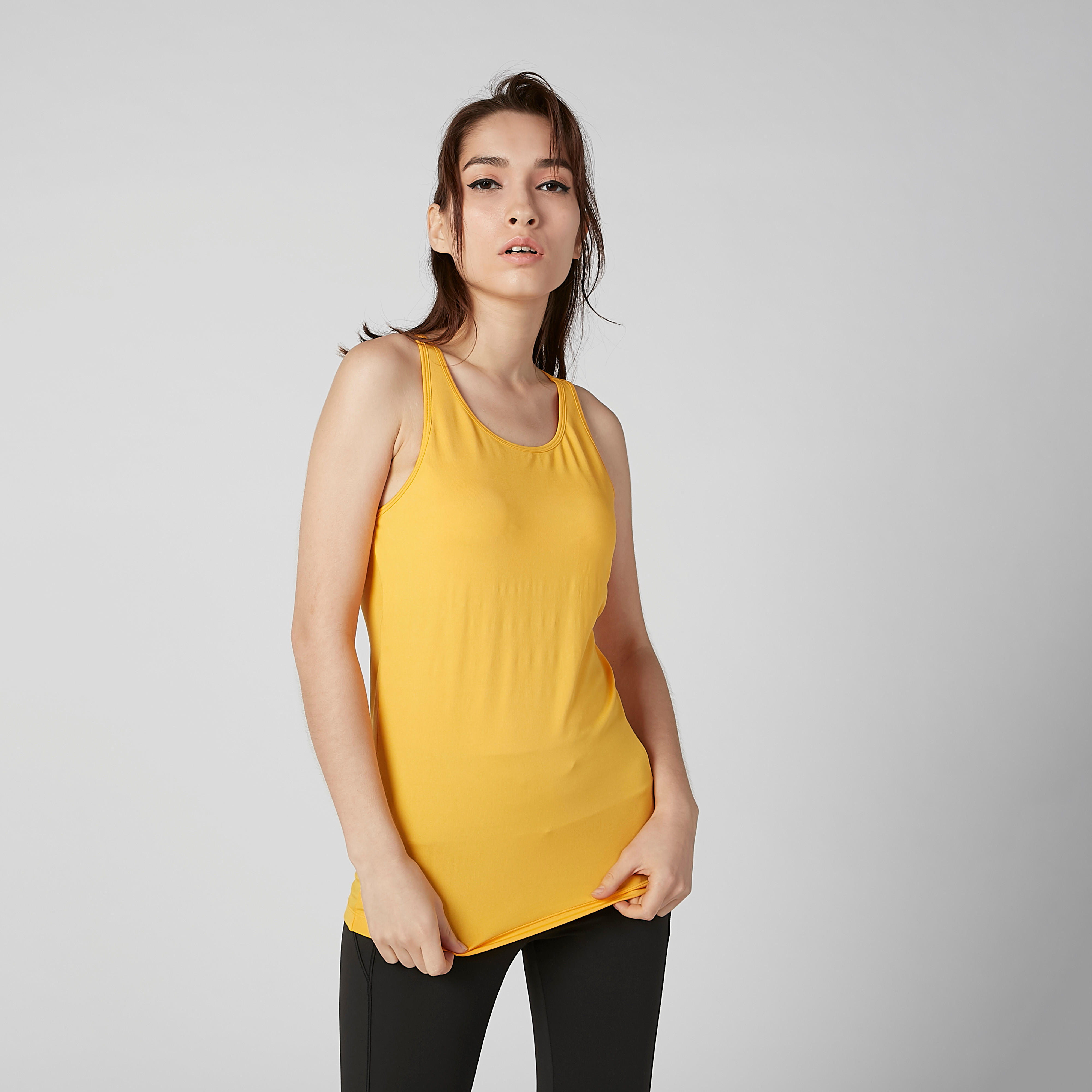 Kappa Plain Vest with Scoop Neck and Racerback-women-clothing-tshirts-image-1