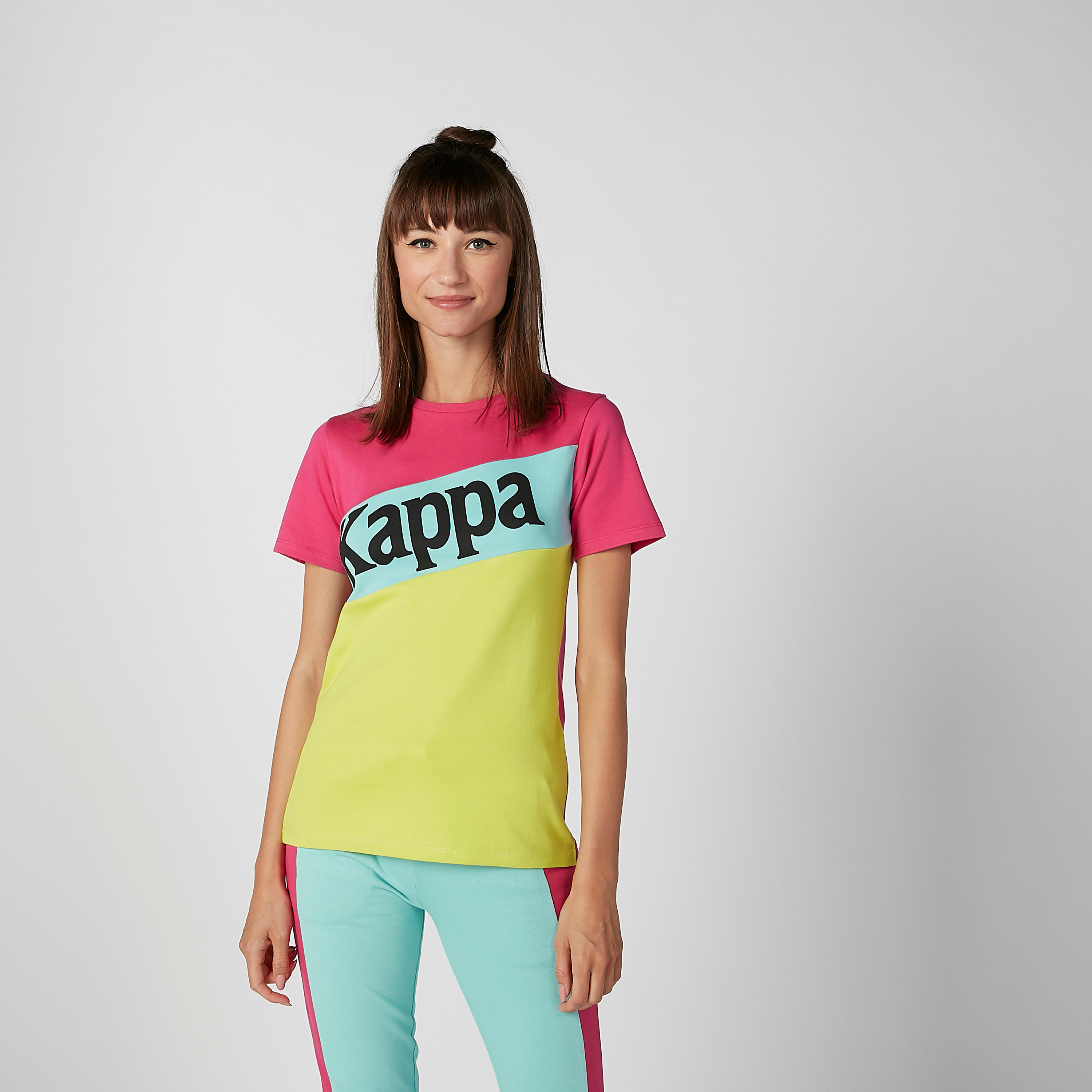 تيشيرت بياقة مستديرة وأكمام قصيرة وطبعات من كابا-women-clothing-sportswearandactivewear-tshirtsandvests-image-3