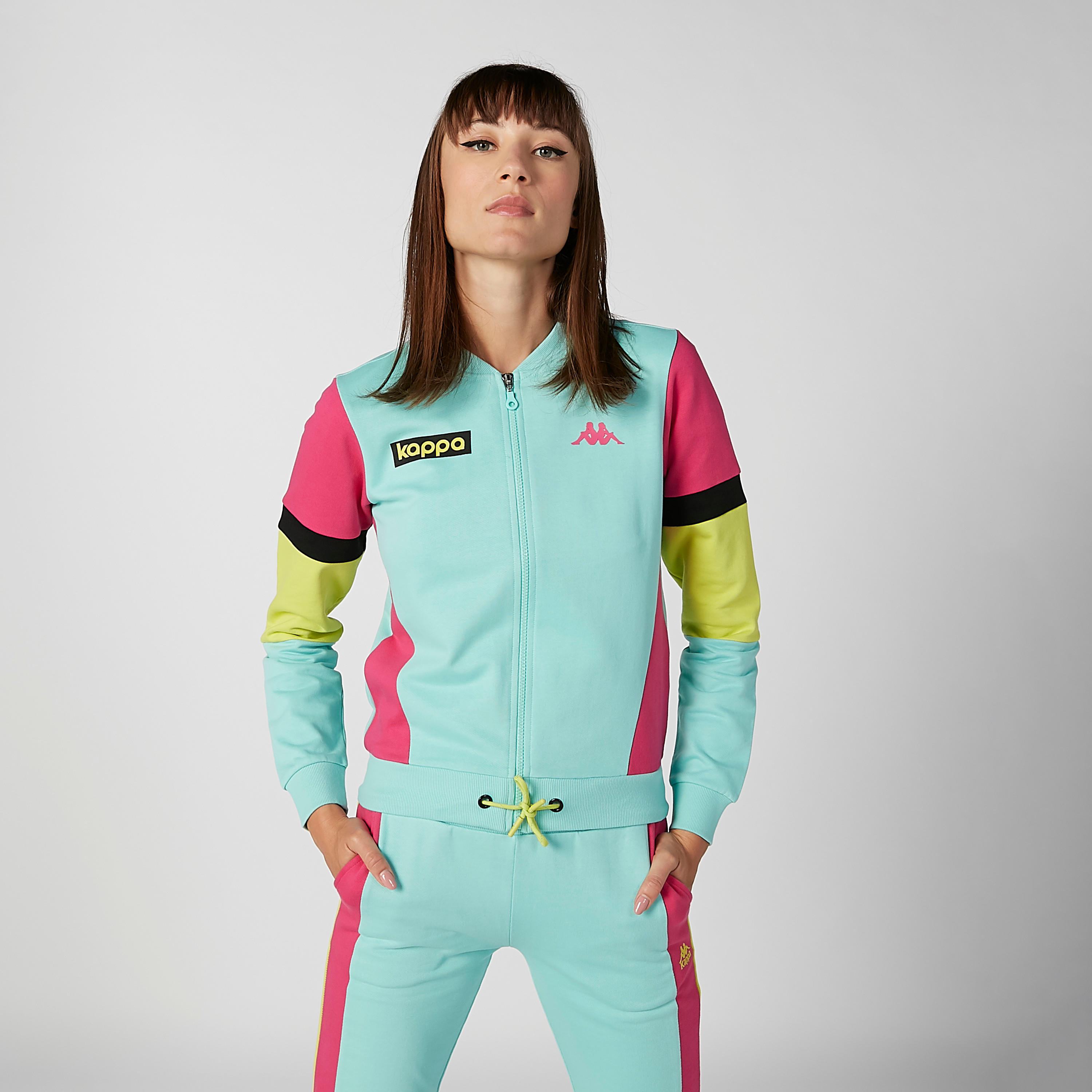 جاكيت مستدام قوالب ملوّنة بأكمام طويلة وسحّاب إغلاق-women-clothing-sportswearandactivewear-coatsandjackets-jackets-image-1