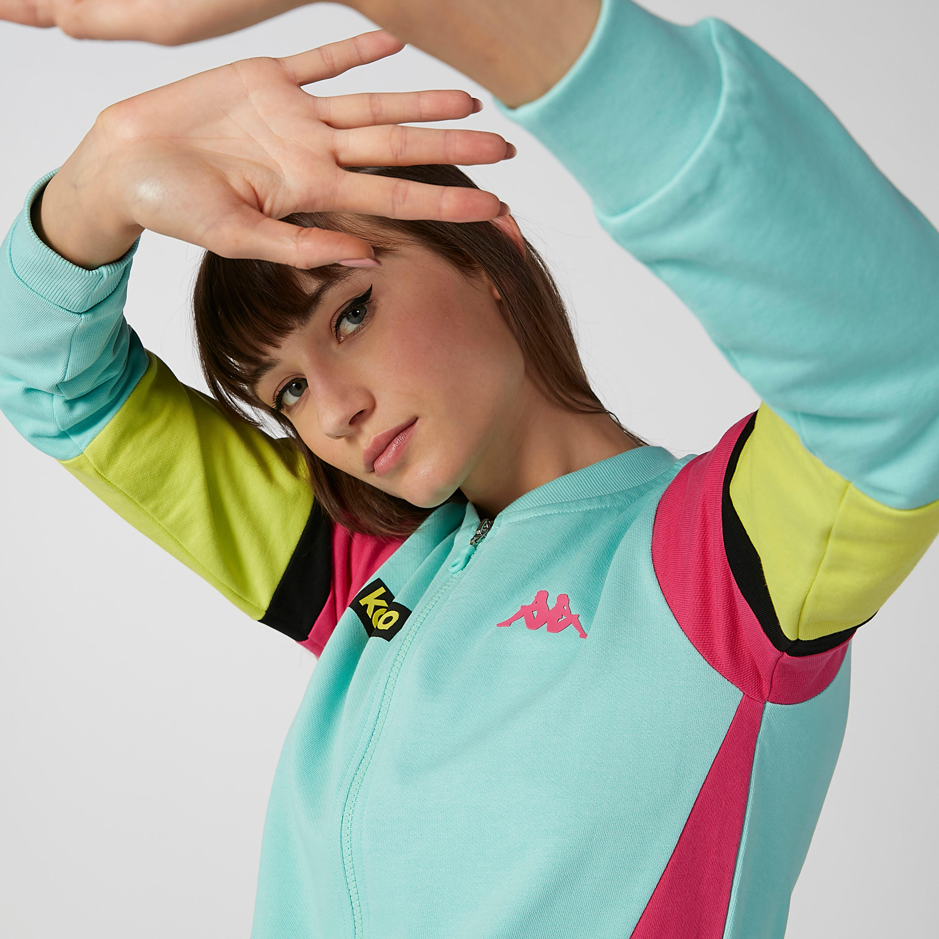 جاكيت مستدام قوالب ملوّنة بأكمام طويلة وسحّاب إغلاق-women-clothing-sportswearandactivewear-coatsandjackets-jackets-image-2