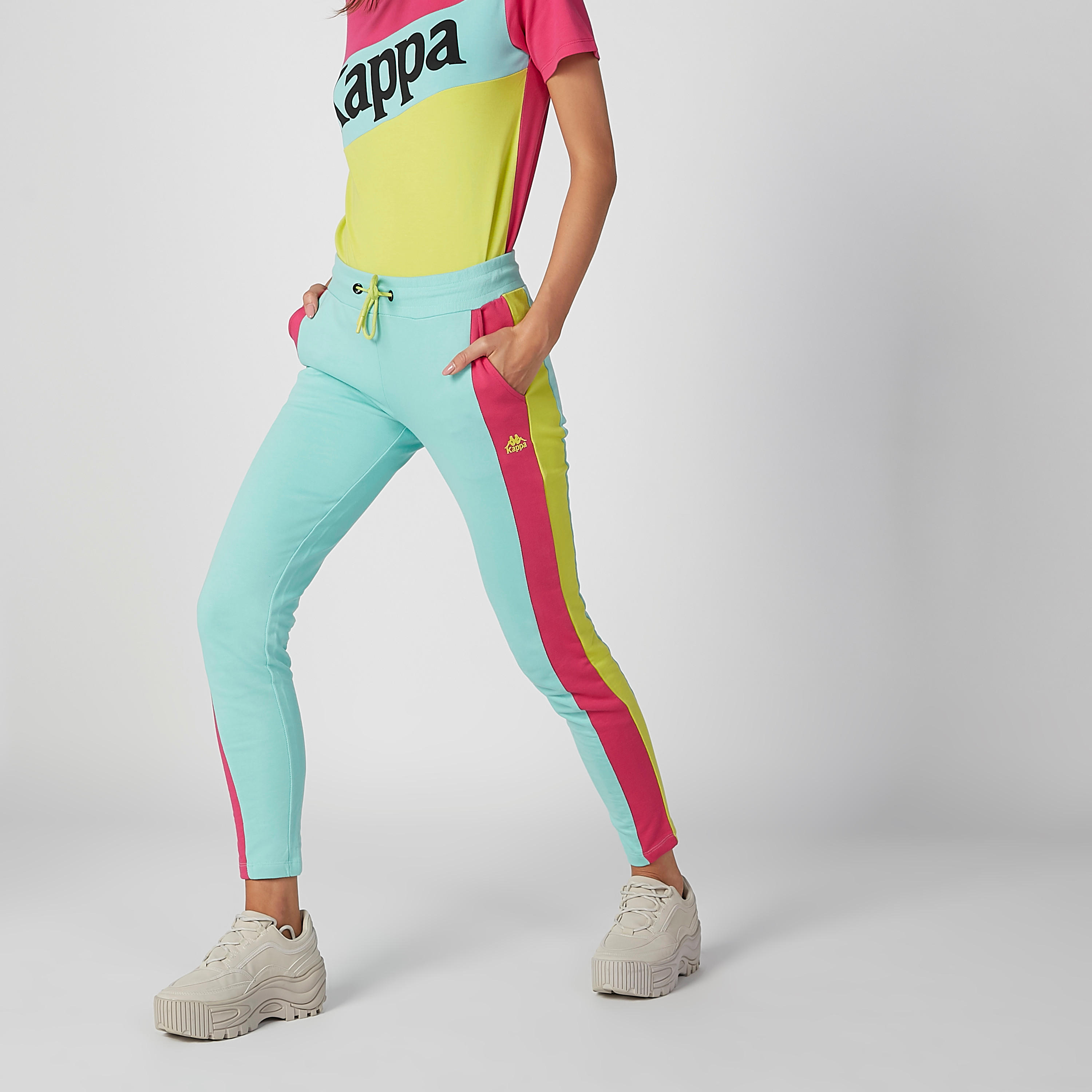 بنطلون مستدام بنمط كتل الألوان بجيوب من كابا -women-clothing-sportswearandactivewear-bottoms-image-2