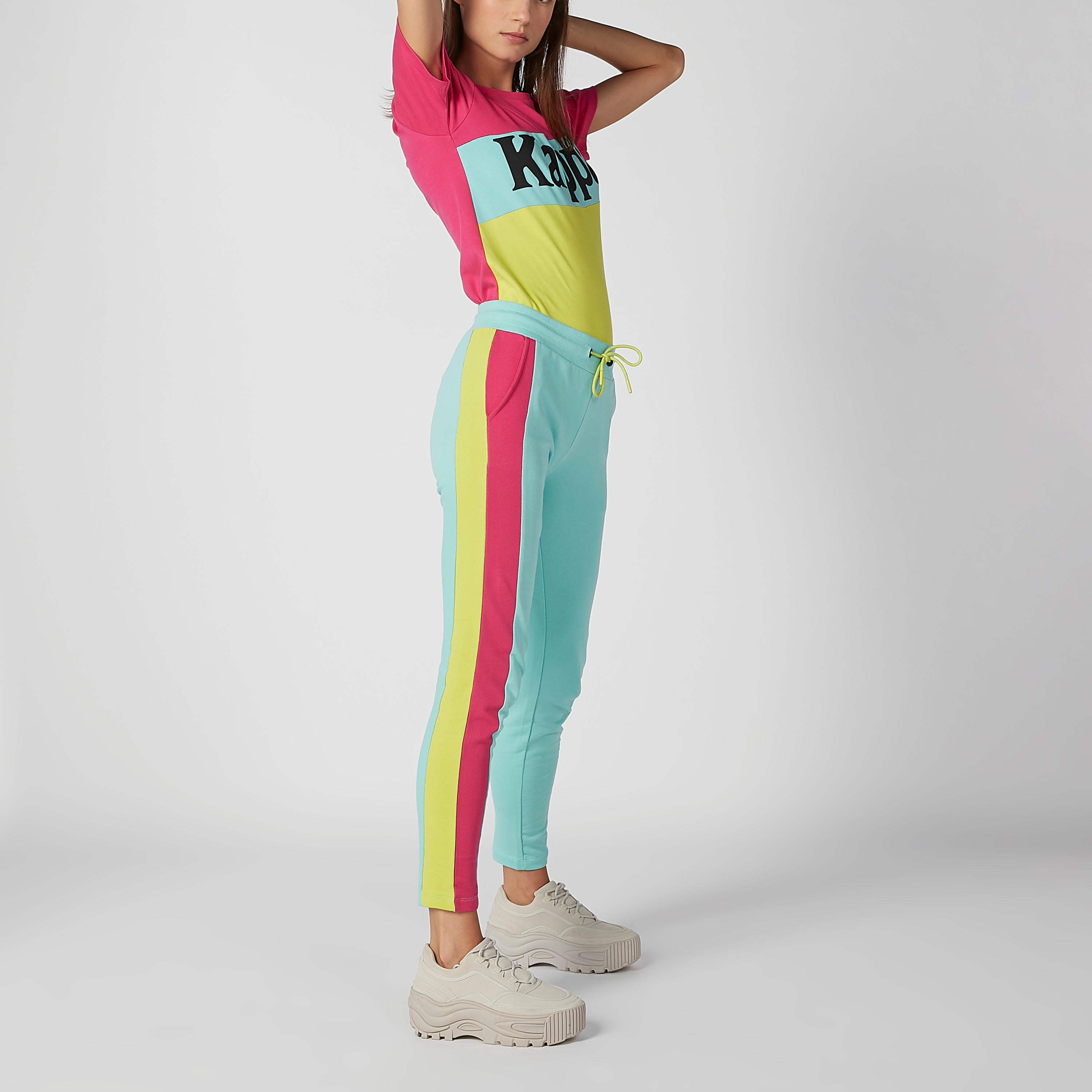 بنطلون مستدام بنمط كتل الألوان بجيوب من كابا -women-clothing-sportswearandactivewear-bottoms-image-5
