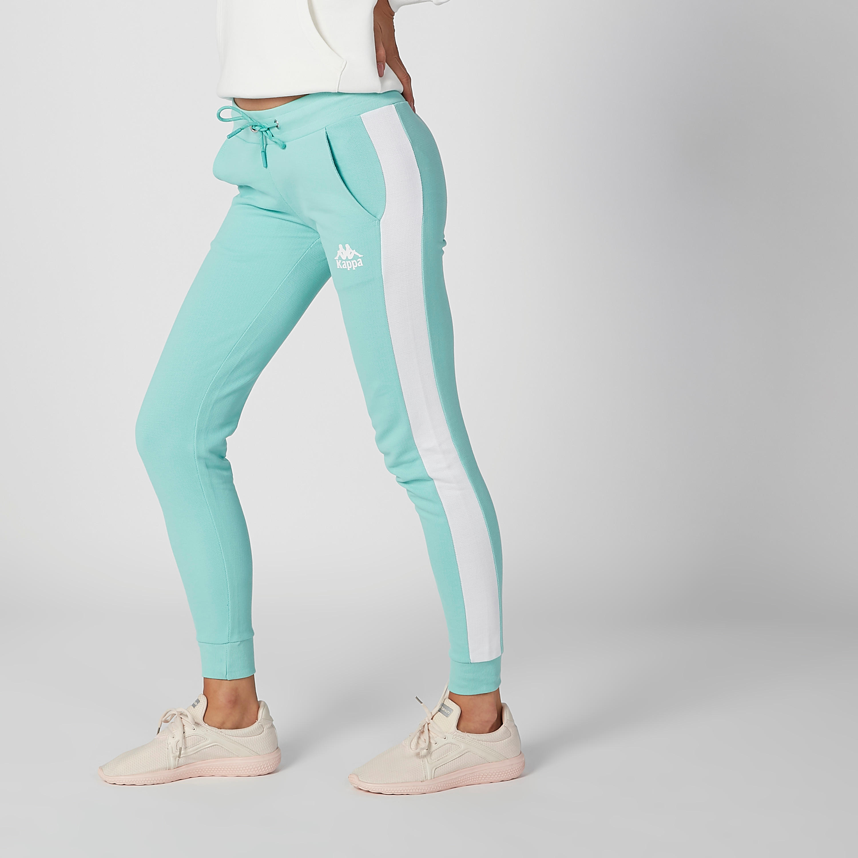 Sustainable Kappa Plain Jog Pants with Pockets-women-clothing-bottoms-joggers-image-1