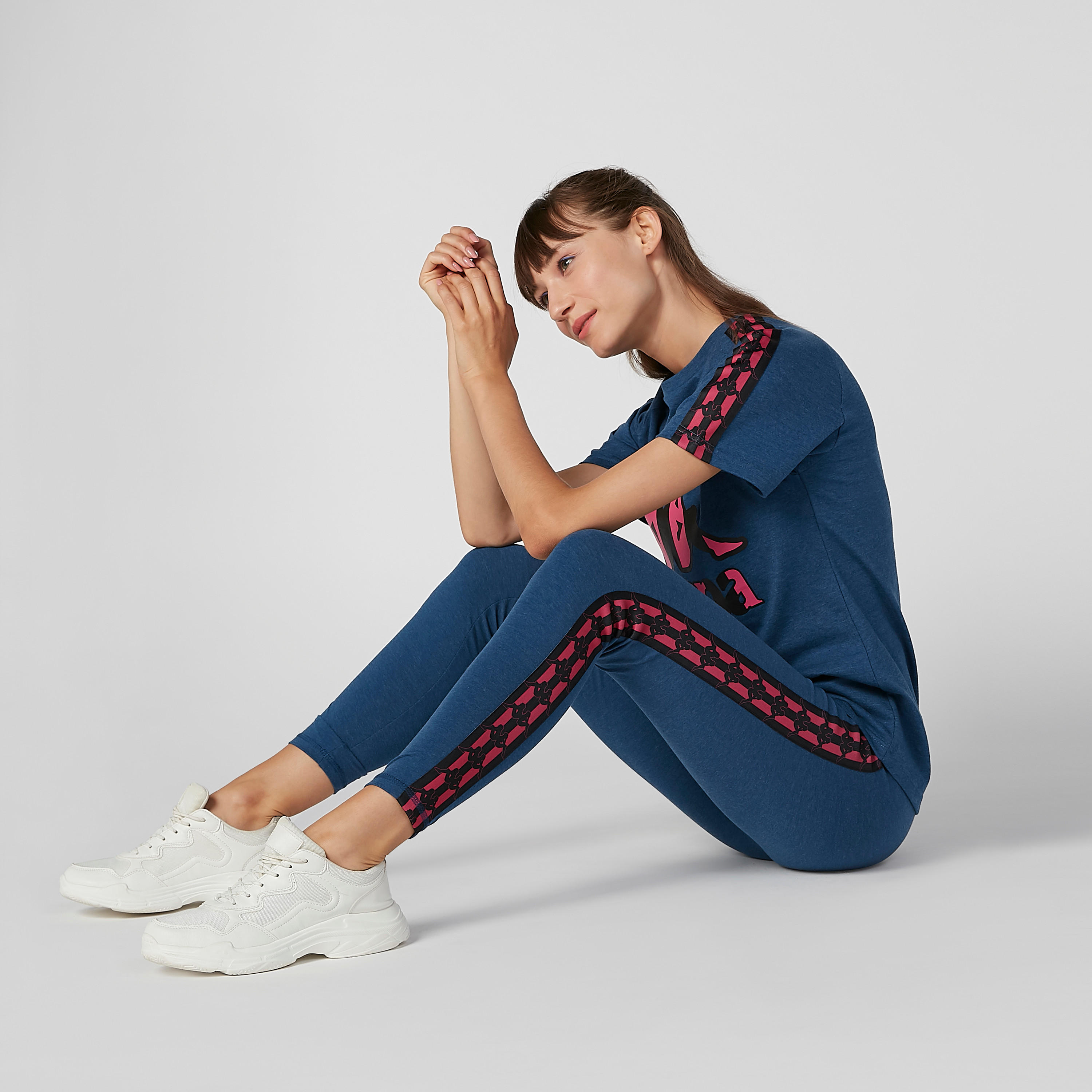 بنطلون ليقنز مستدام سكيني بخصر متوسط الارتفاع وطبعات من كابا -women-clothing-sportswearandactivewear-bottoms-image-5