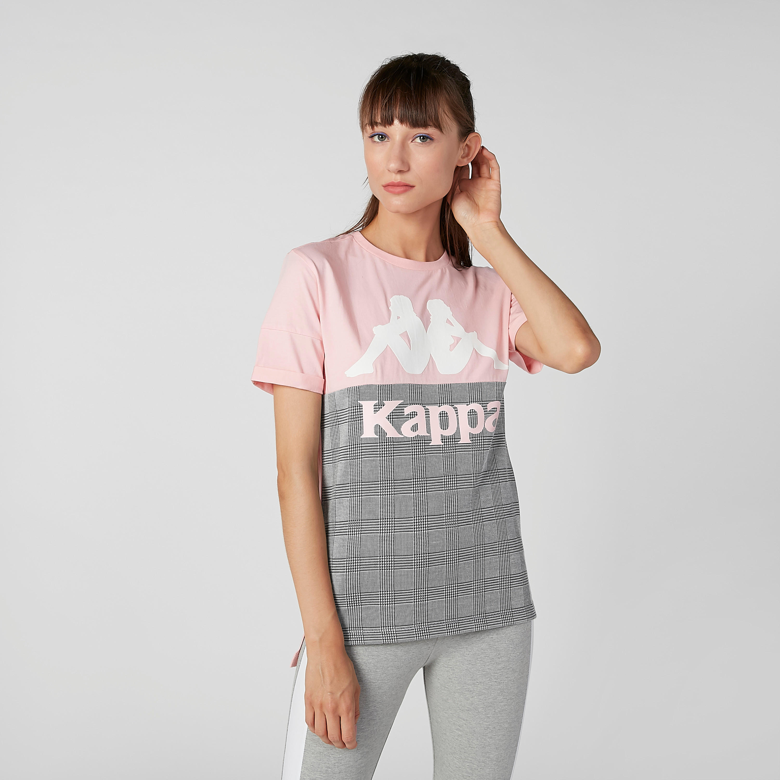 تيشيرت بياقة مستديرة وأكمام قصيرة وطبعات من كابا-women-clothing-sportswearandactivewear-tshirtsandvests-image-3