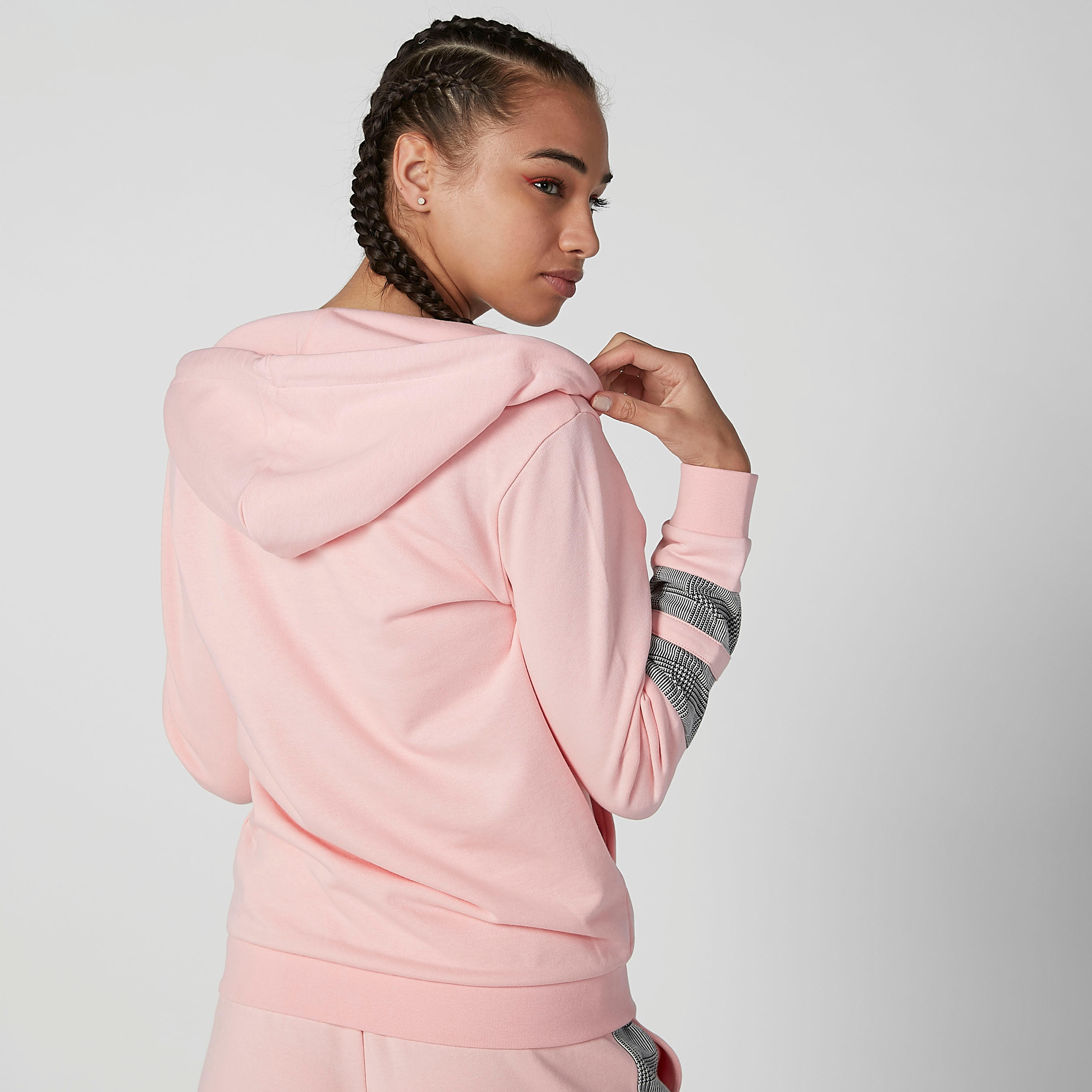Kappa Printed Jacket with Long Sleeves and Kangaroo Pockets-women-clothing-sportswearandactivewear-coatsandjackets-jackets-image-5