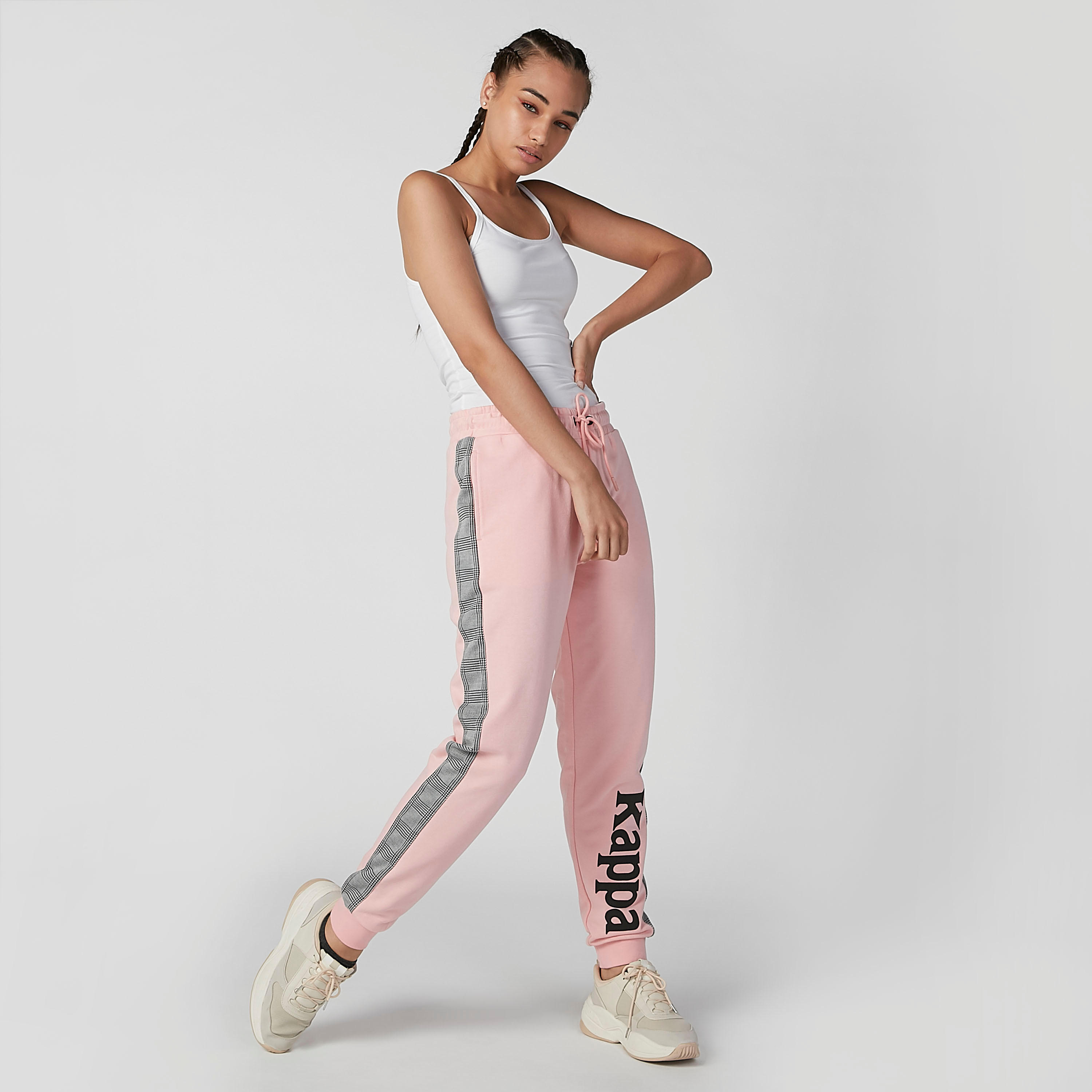 بنطلون رياضي بجيوب وطبعات من كابا-women-clothing-bottoms-joggers-image-4