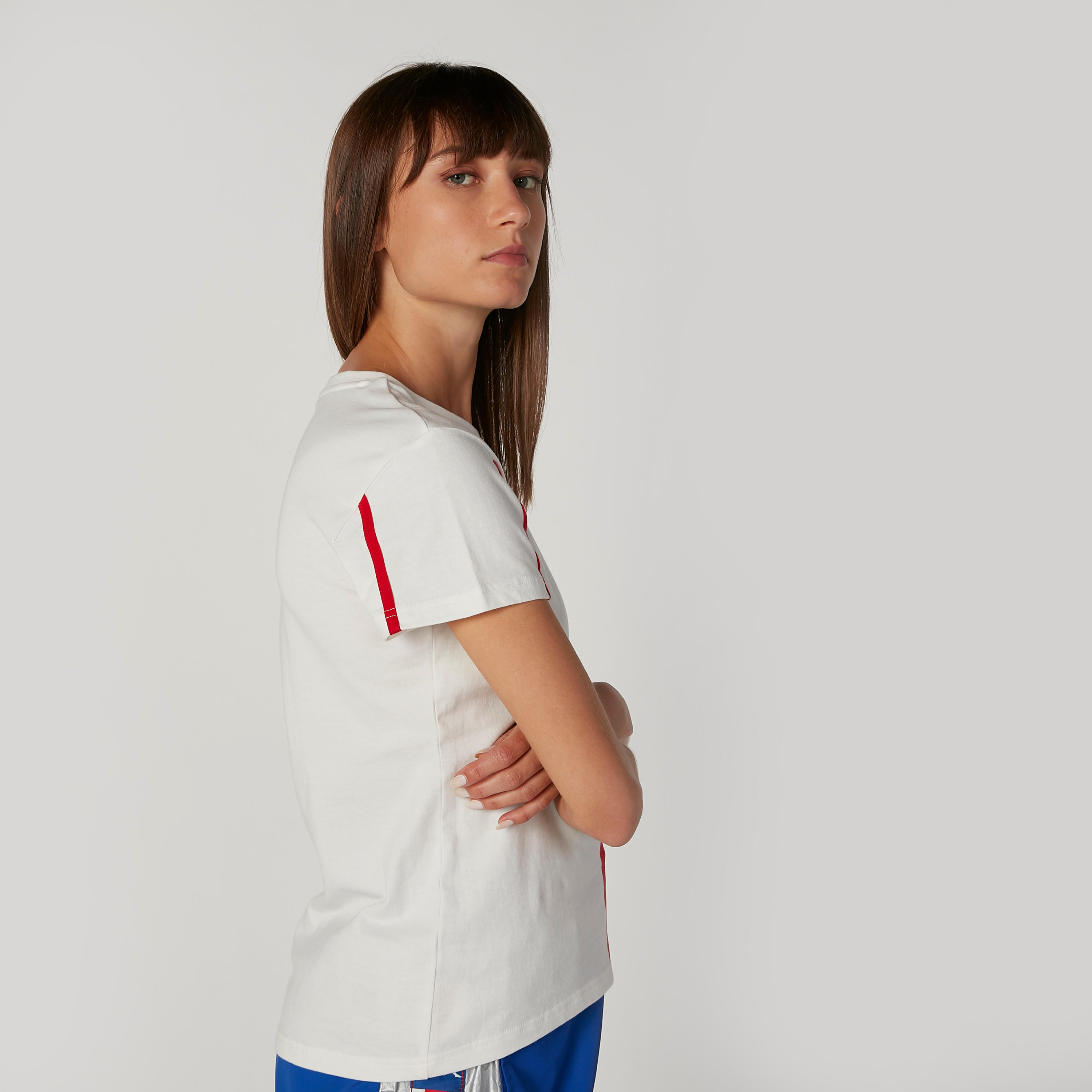 تيشيرت بياقة مستديرة وأكمام قصيرة وطبعات من كابا-women-clothing-sportswearandactivewear-tshirtsandvests-image-3