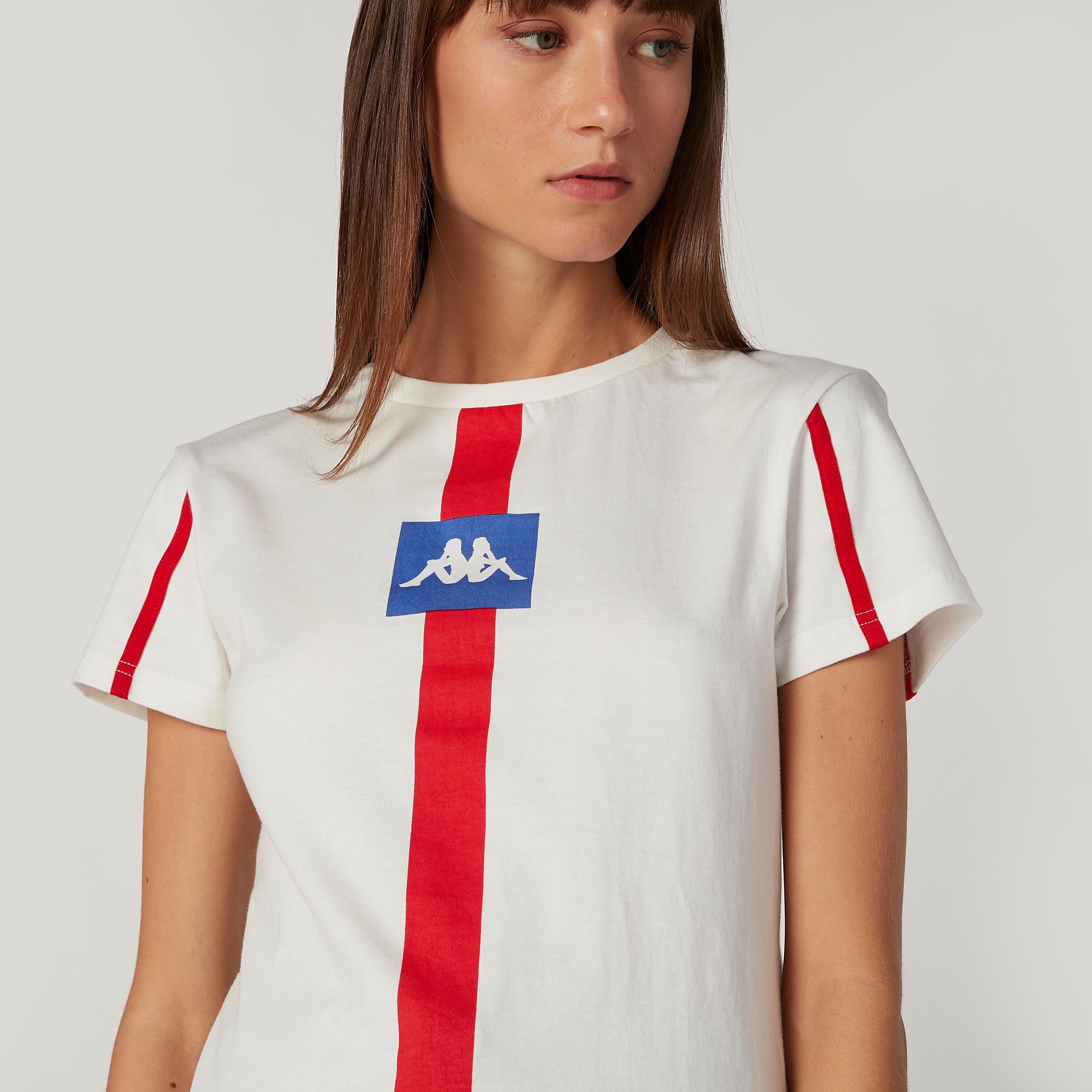 تيشيرت بياقة مستديرة وأكمام قصيرة وطبعات من كابا-women-clothing-sportswearandactivewear-tshirtsandvests-image-5