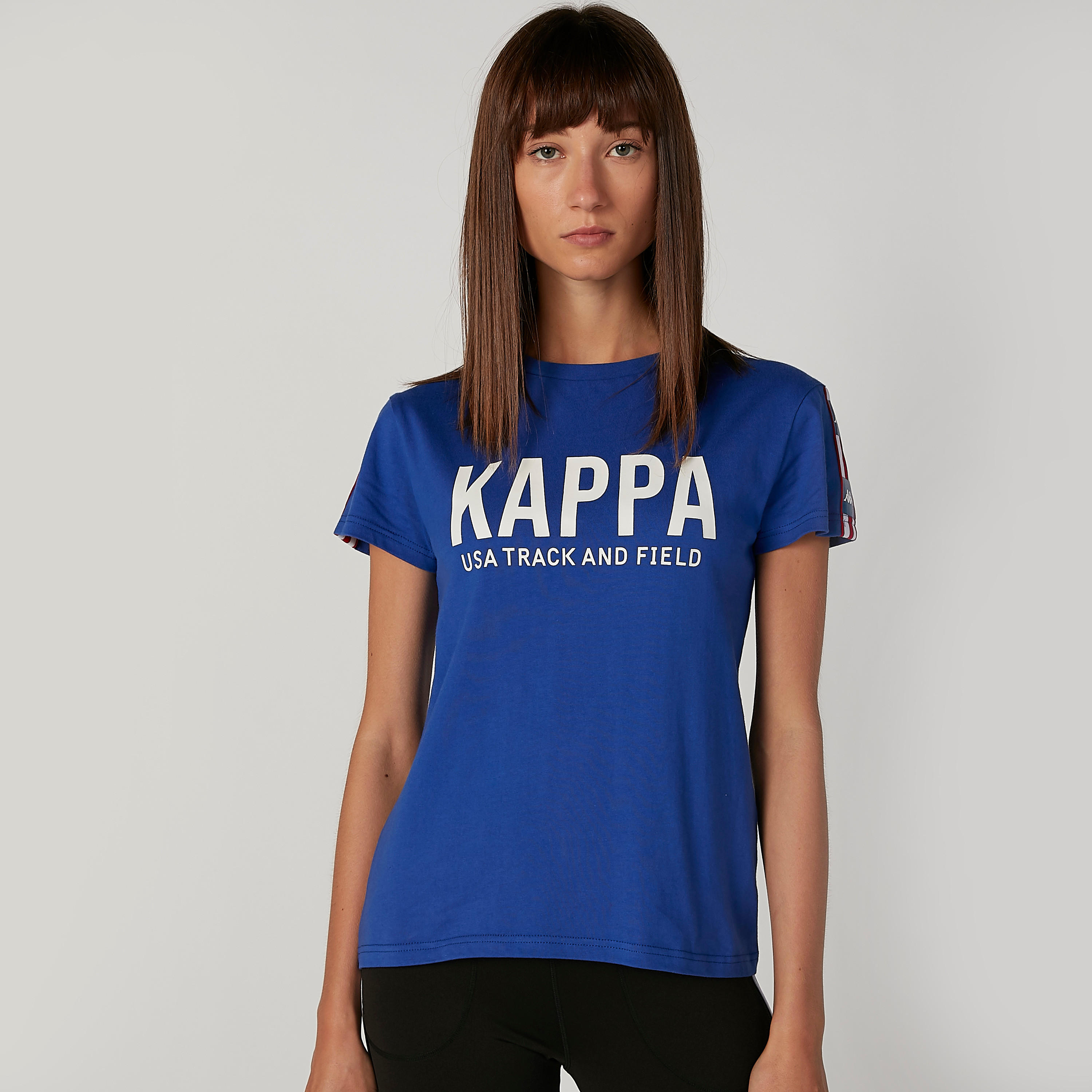 تيشيرت بياقة مستديرة وأكمام قصيرة وطبعات من كابا-women-clothing-sportswearandactivewear-tshirtsandvests-image-1