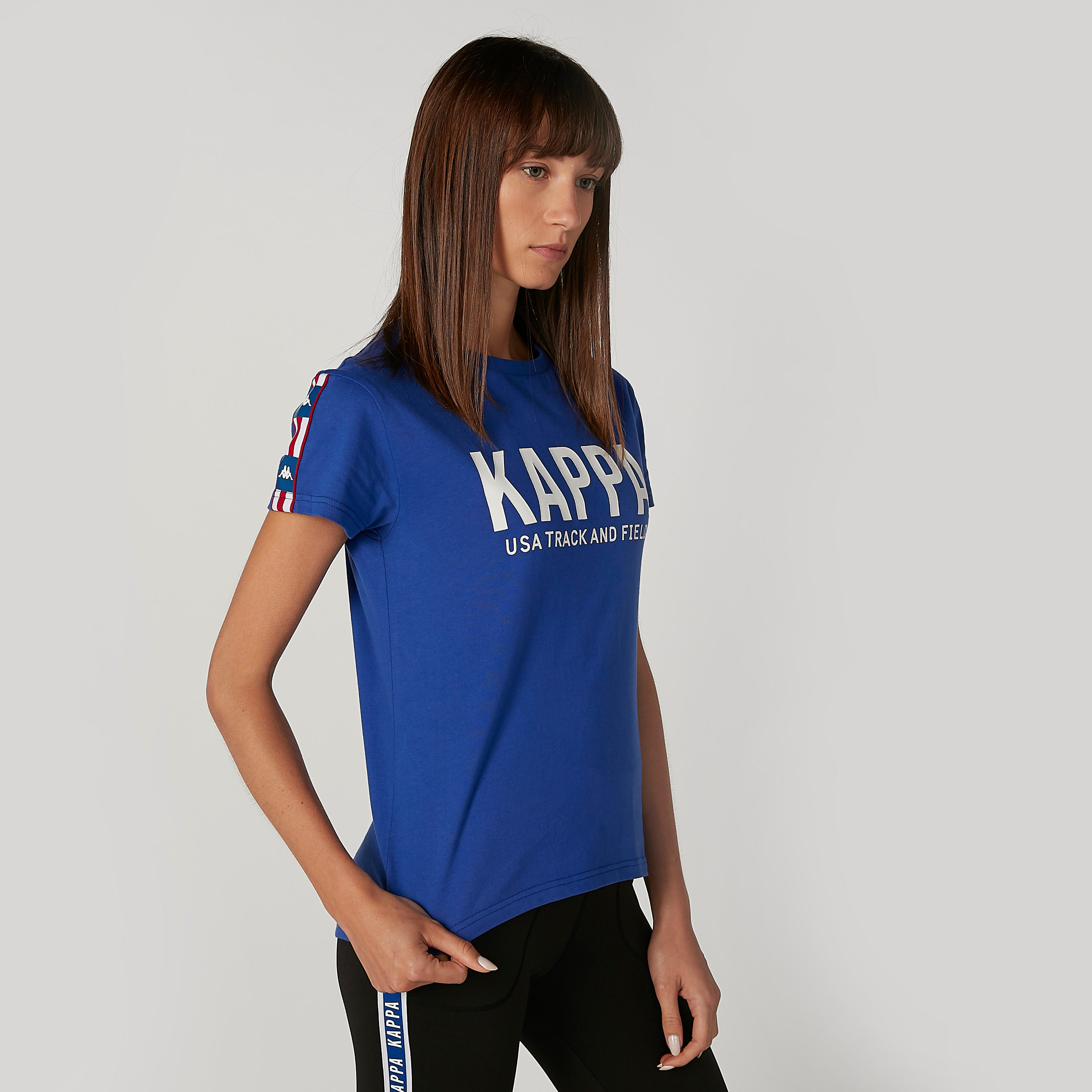 تيشيرت بياقة مستديرة وأكمام قصيرة وطبعات من كابا-women-clothing-sportswearandactivewear-tshirtsandvests-image-4