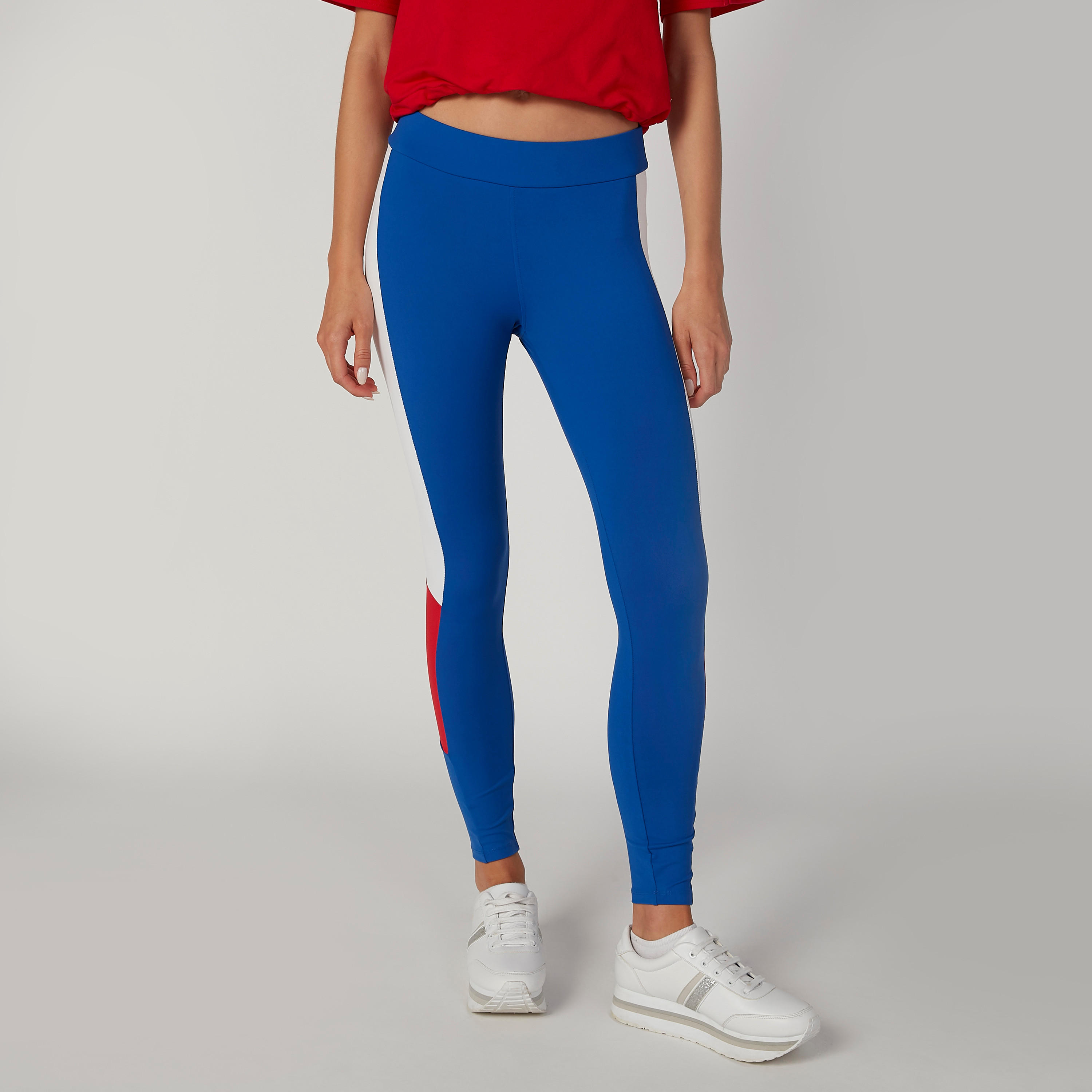 بنطلون ليقنز مستدام بخصر مطّاطي وطبعات من كابا -women-clothing-sportswearandactivewear-bottoms-image-1
