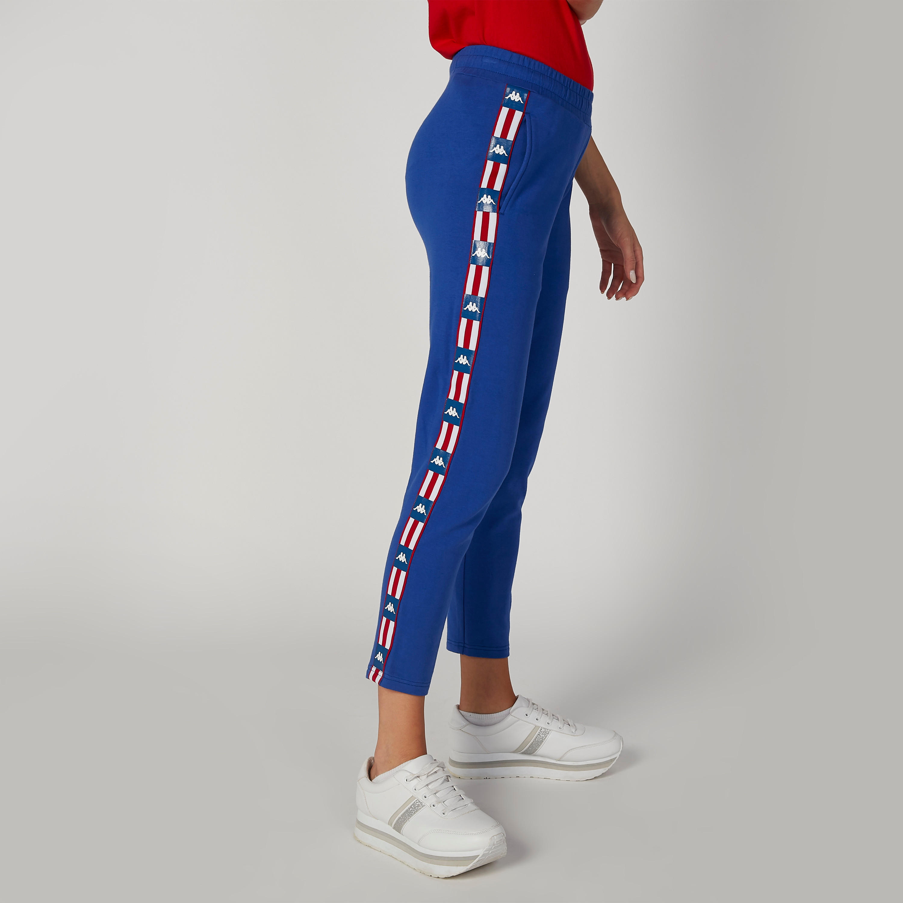بنطلون قصير مستدام بخصر متوسط الارتفاع وجيوب وطبعات من كابا -women-clothing-bottoms-trousers-image-3