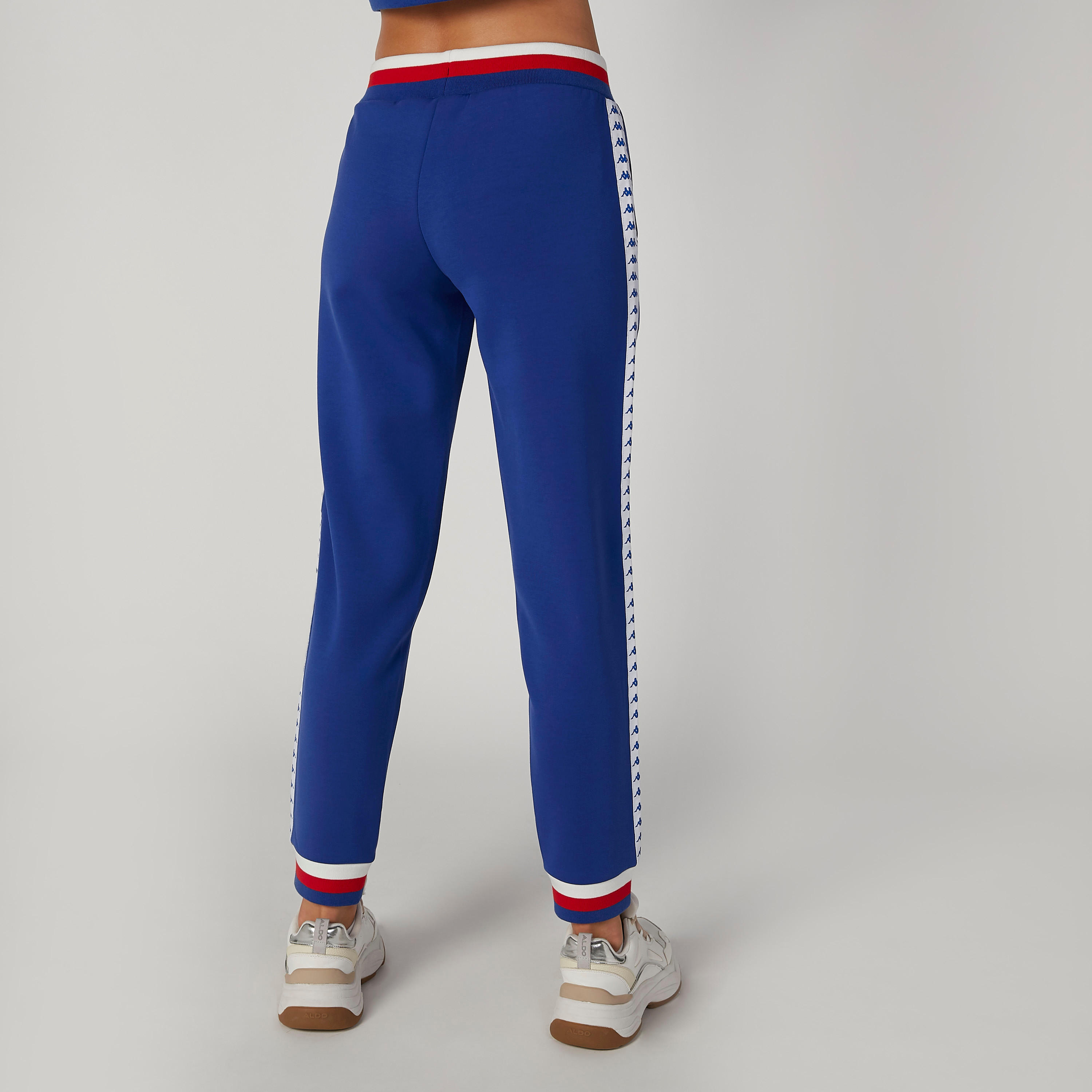 Kappa Printed Mid Waist Jog Pants with Elasticised Waistband-women-clothing-bottoms-joggers-image-2